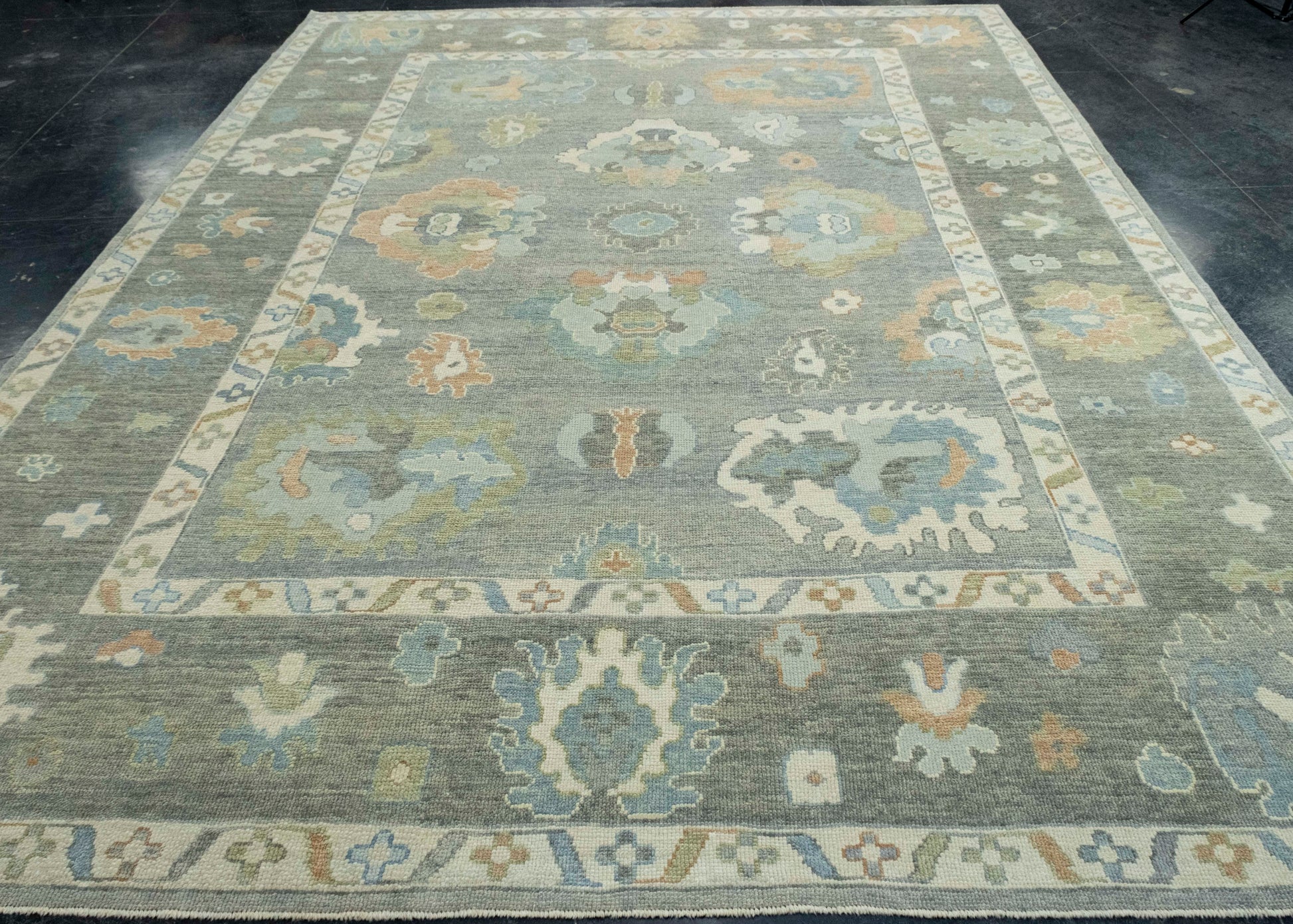 Turkish Oushak Rug 9'3" x 12'3" #18120