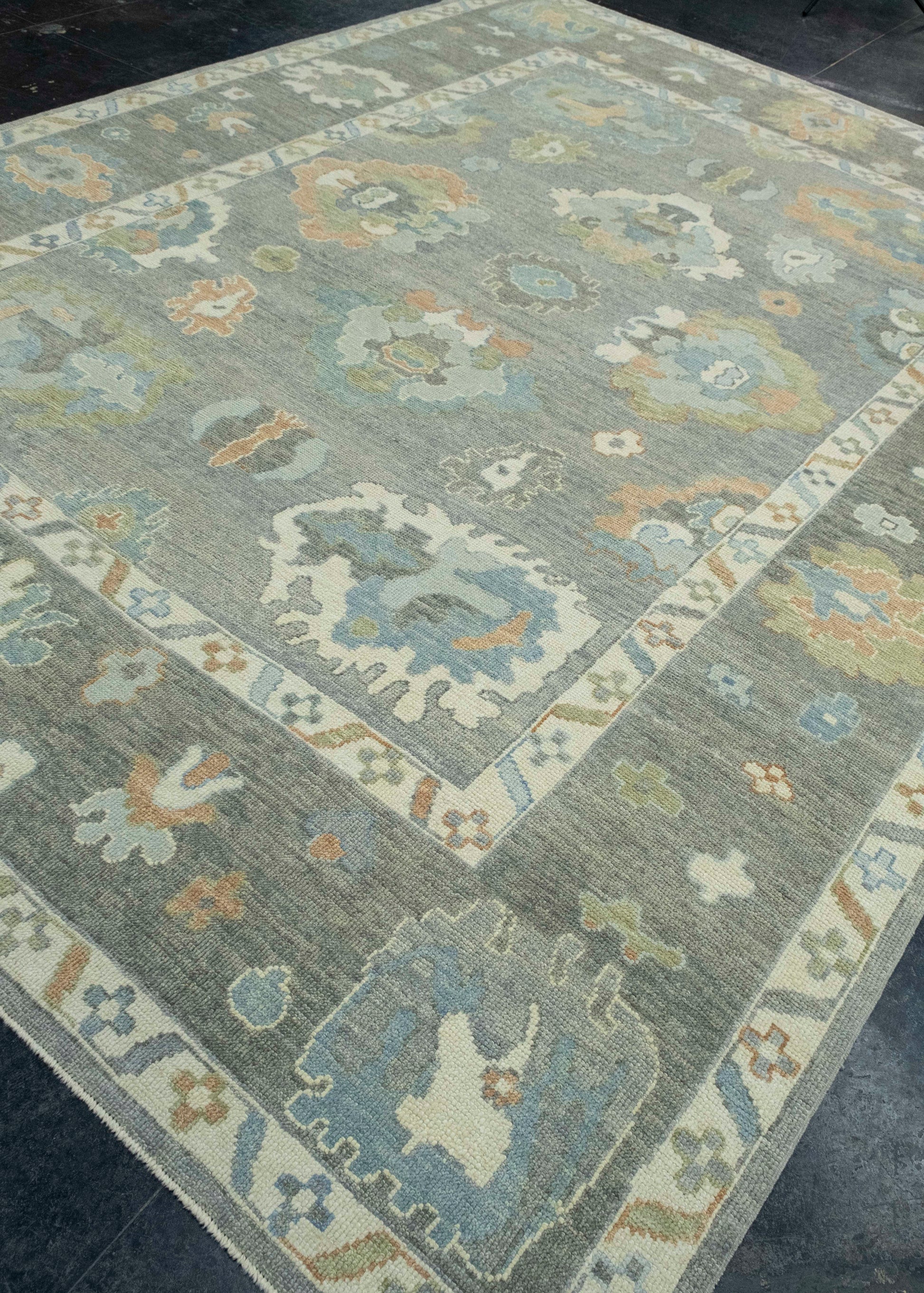 Turkish Oushak Rug 9'3" x 12'3" #18120