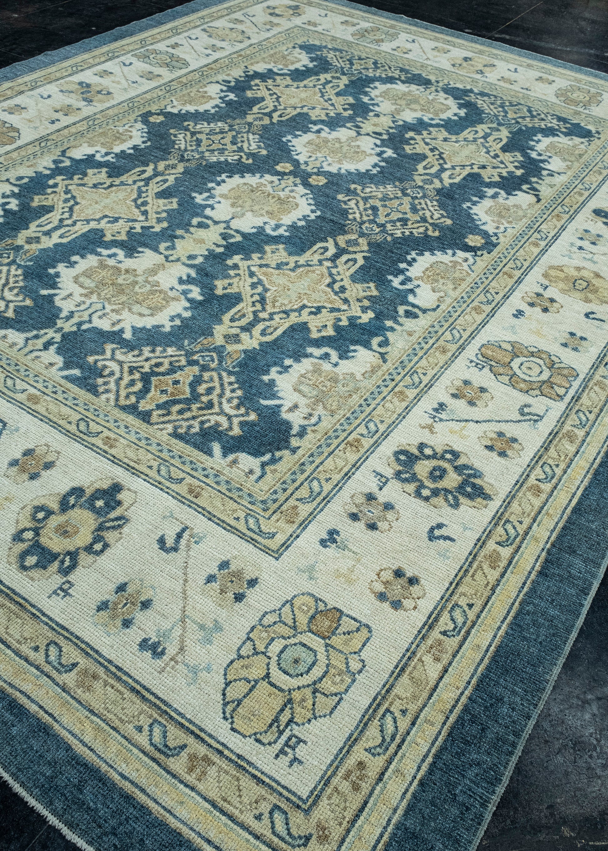 Turkish Oushak Rug 9'6" x 12'3" #17325