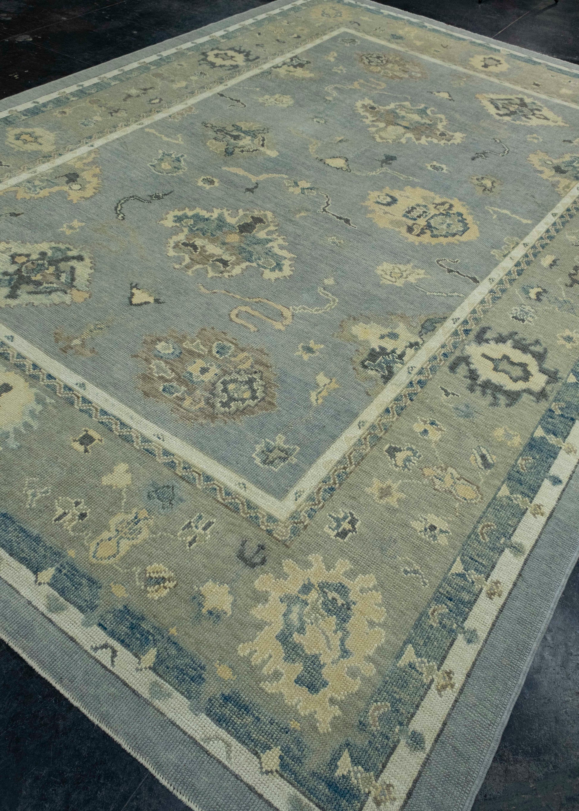 Turkish Oushak Rug 9'1" x 12'9" #18114