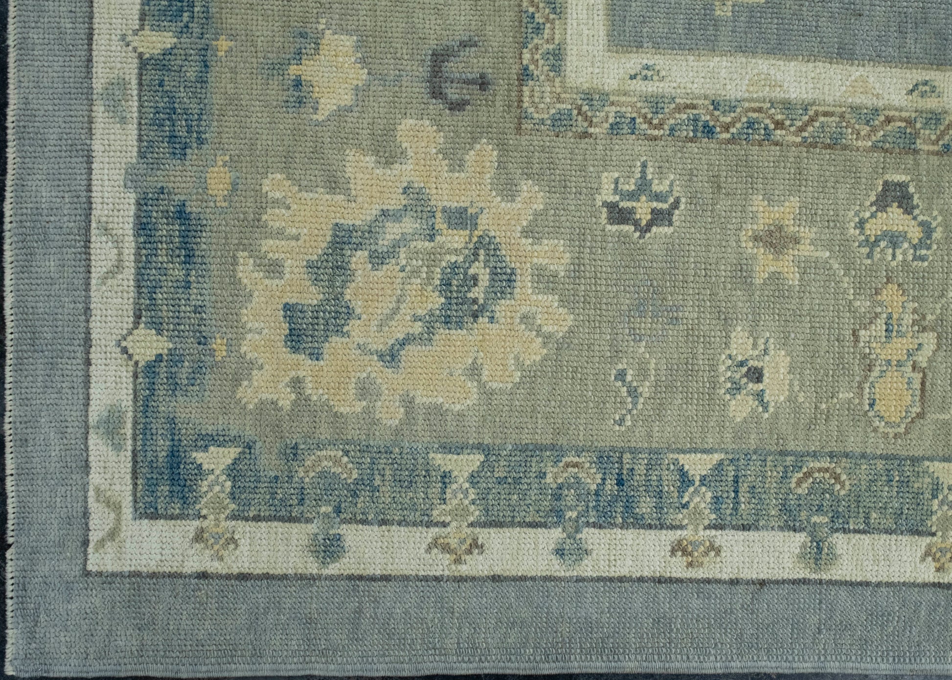 Turkish Oushak Rug 9'1" x 12'9" #18114