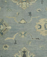 Turkish Oushak Rug 9'1" x 12'9" #18114