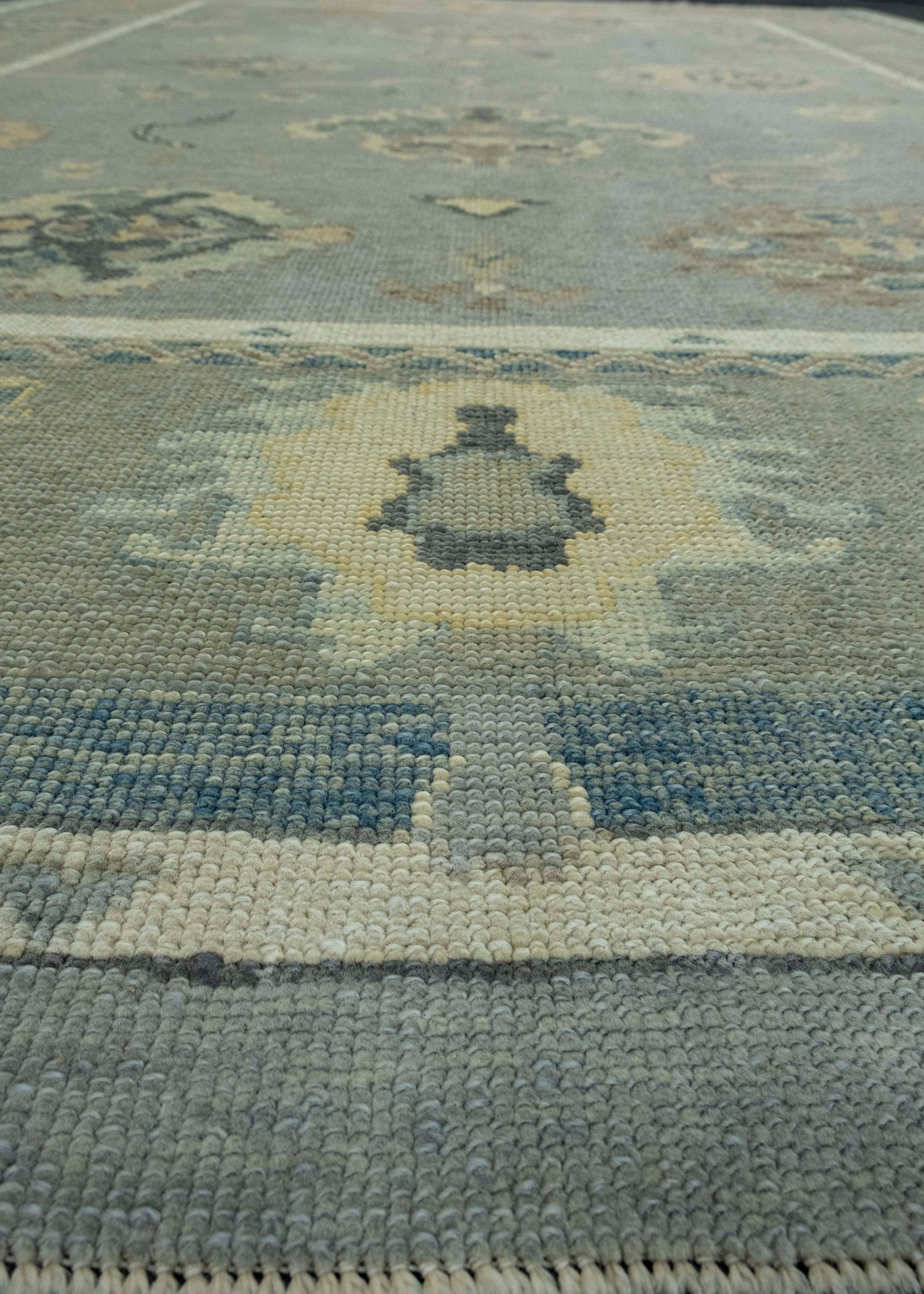 Turkish Oushak Rug 9'1" x 12'9" #18114