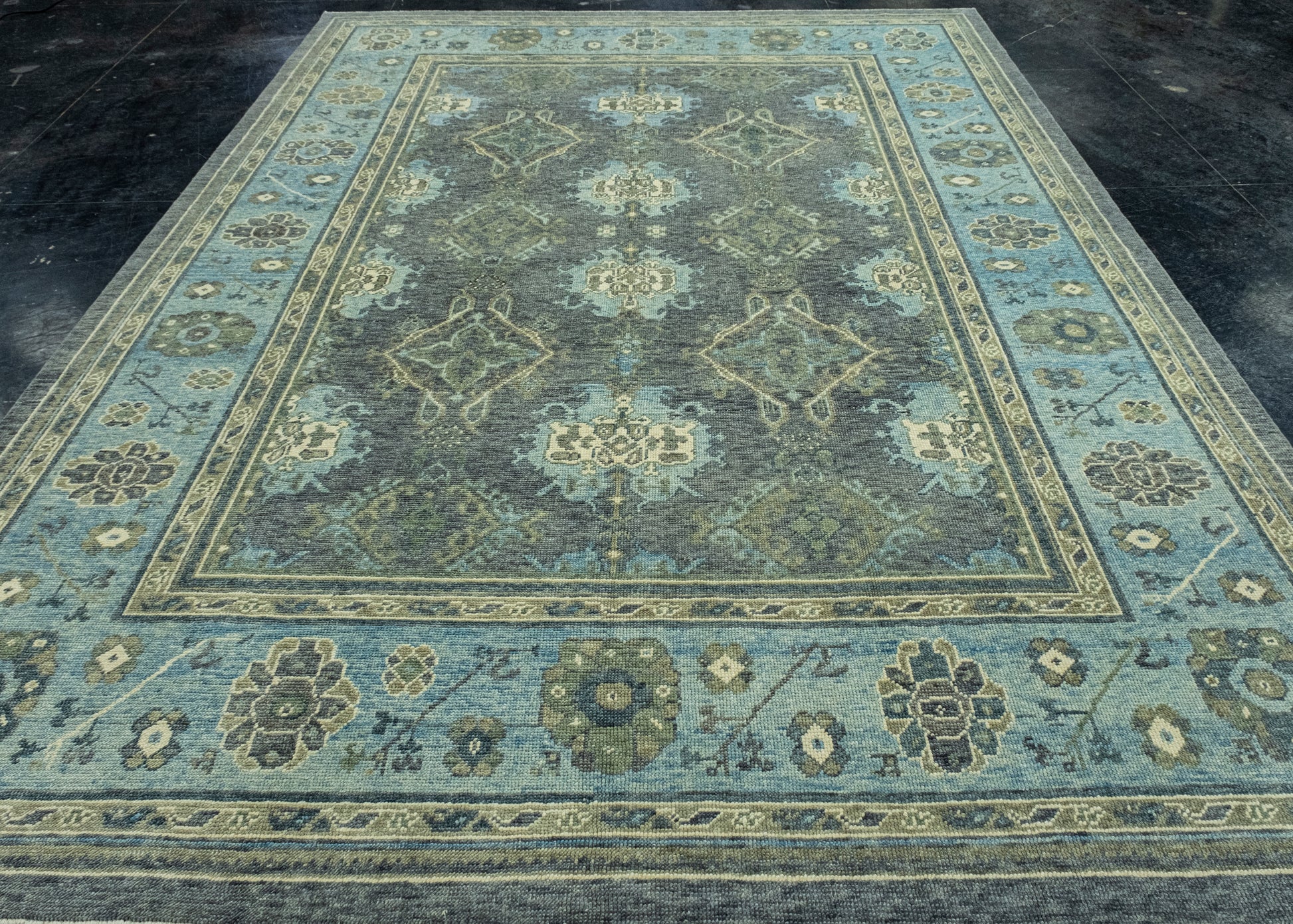Turkish Oushak Rug 8'9" x 12' #17082