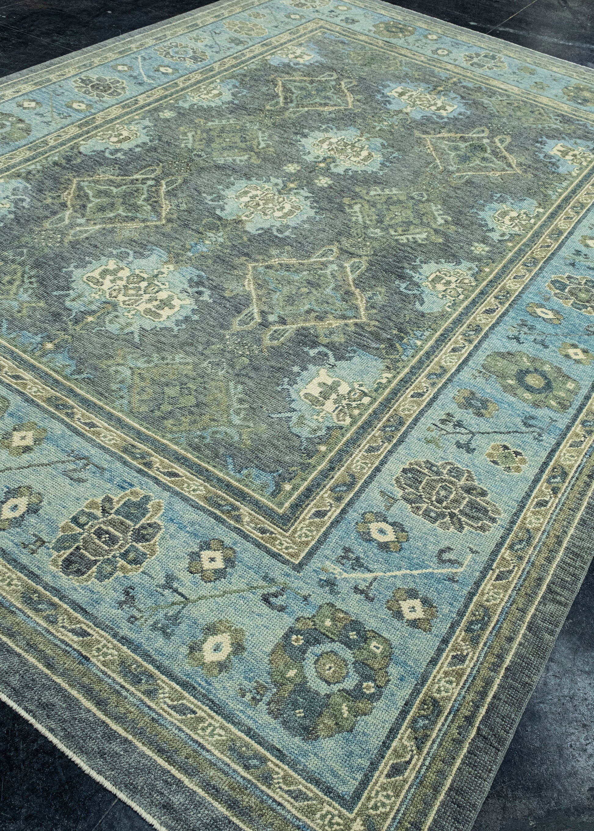 Turkish Oushak Rug 8'9" x 12' #17082