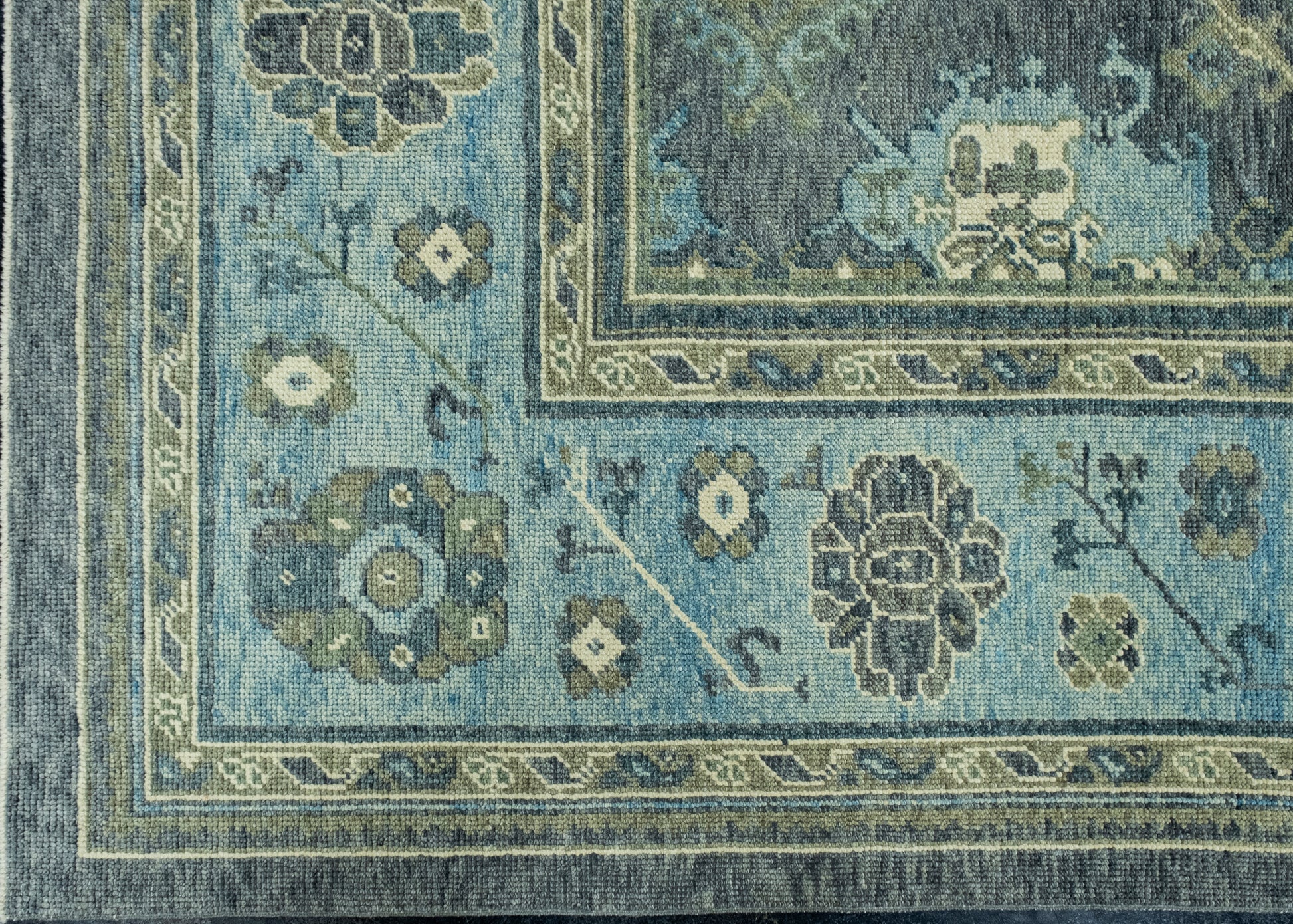 Turkish Oushak Rug 8'9" x 12' #17082