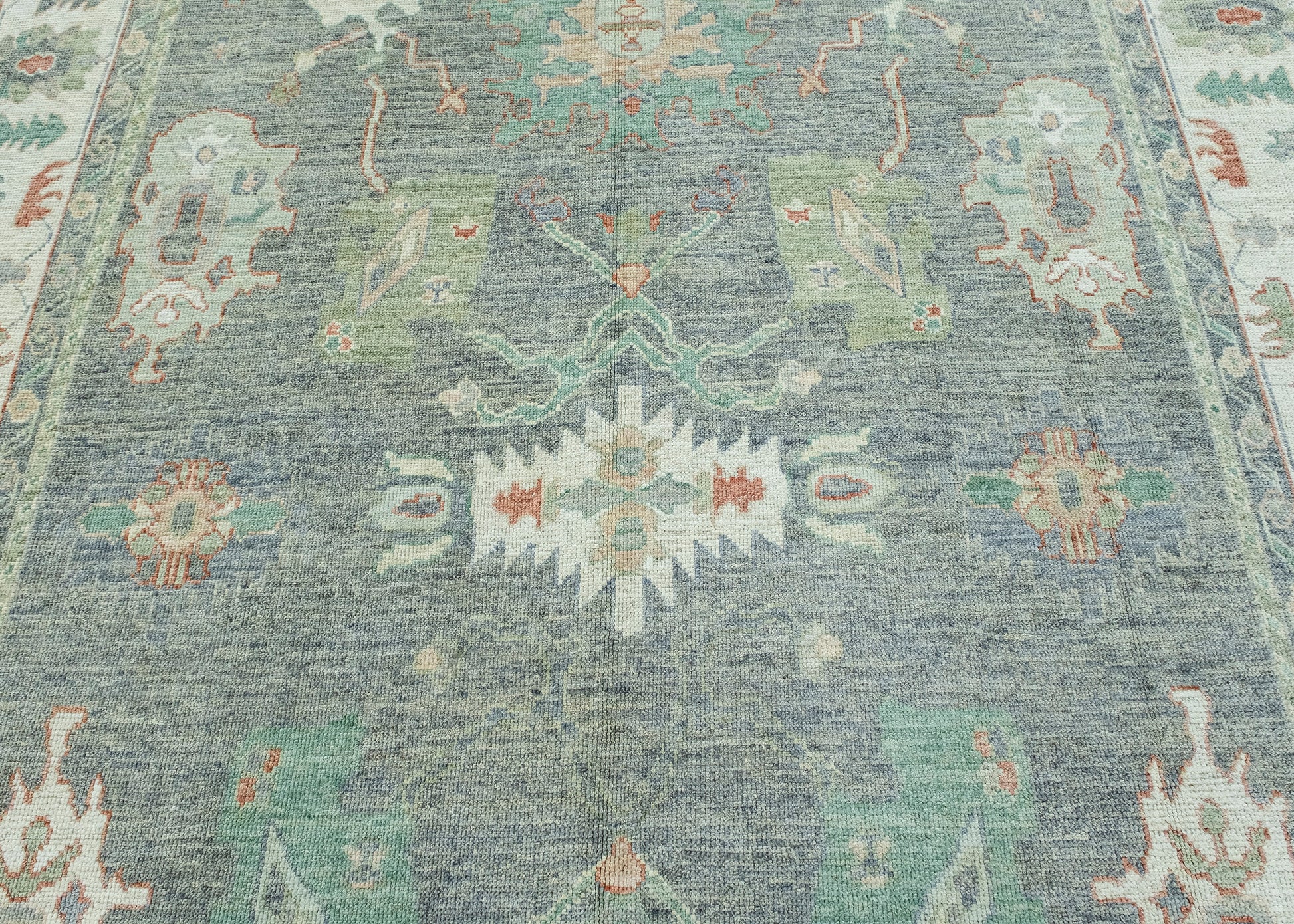 Turkish Oushak Rug 8'10" x 12'2" #17715