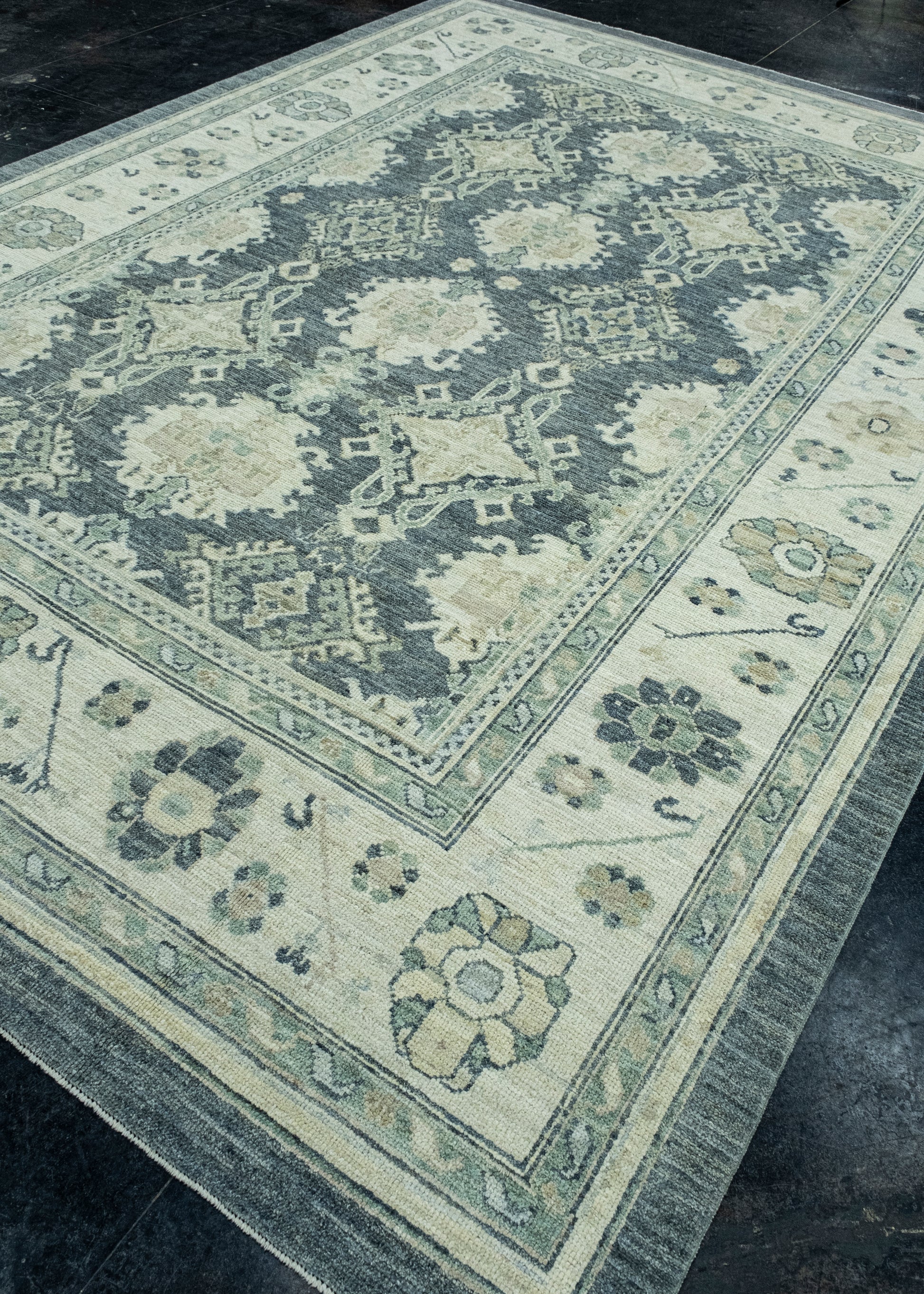 Turkish Oushak Rug 9' x 12'8" #17389
