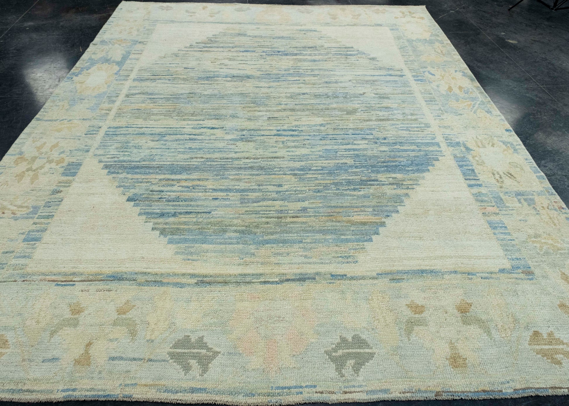 Turkish Oushak Rug 8'8" x 11'5" #18537