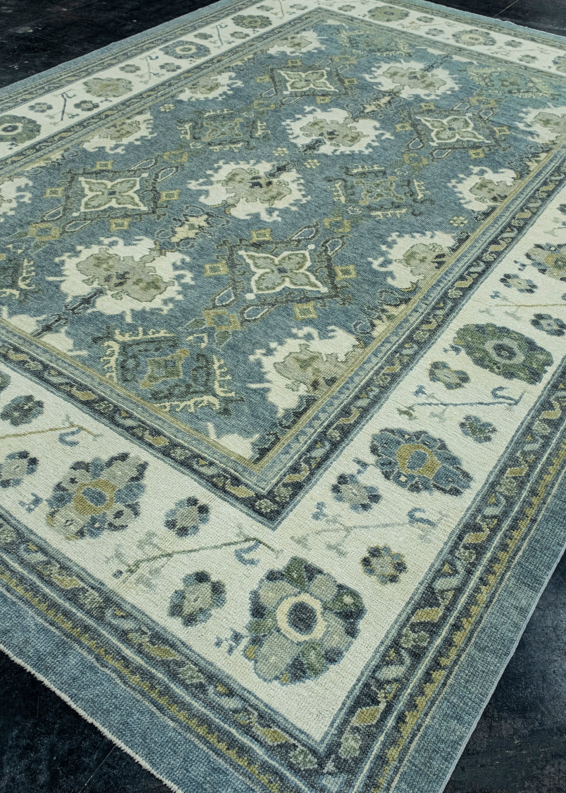 Turkish Oushak Rug 9'1" x 12'9" #17147