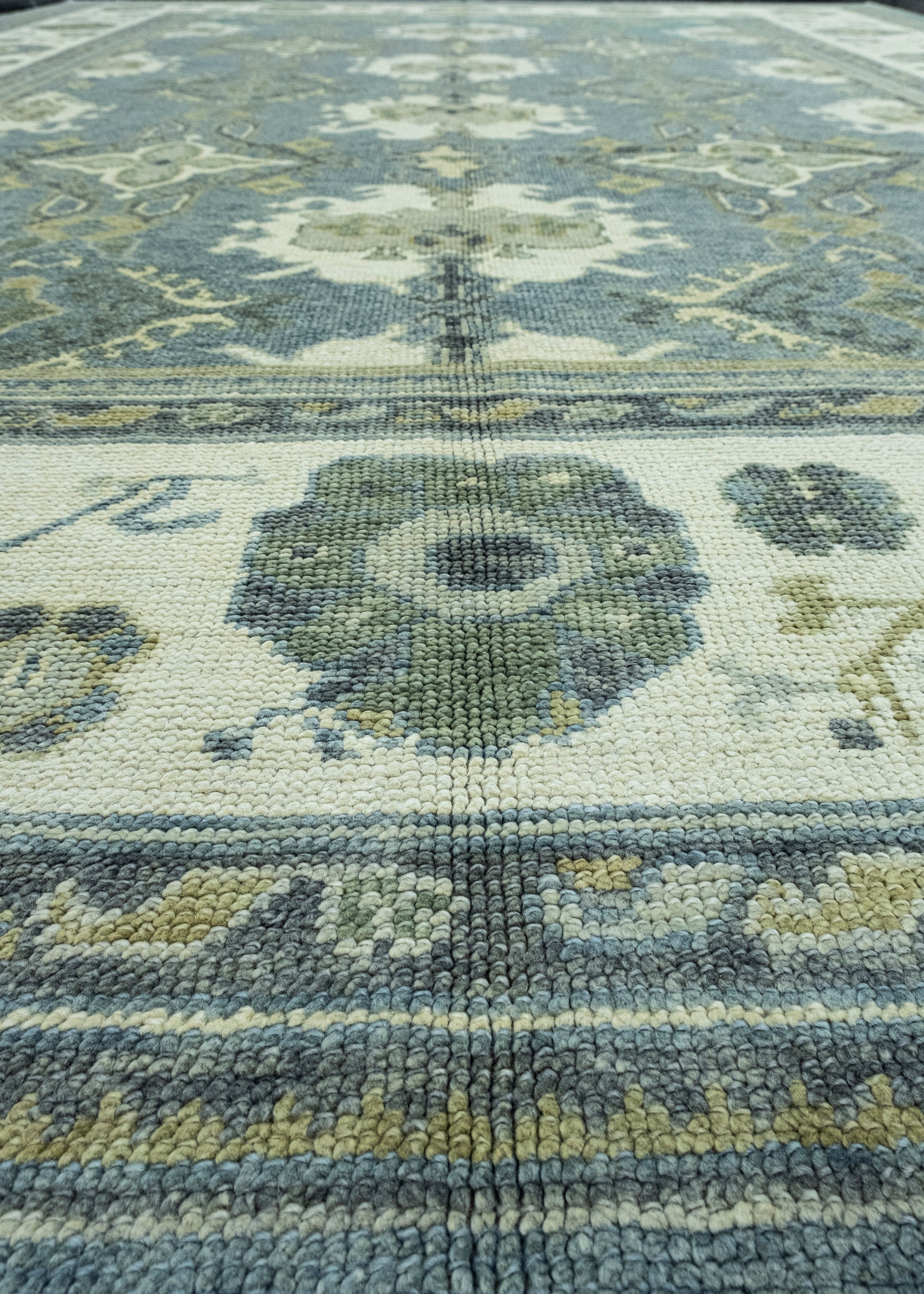 Turkish Oushak Rug 9'1" x 12'9" #17147