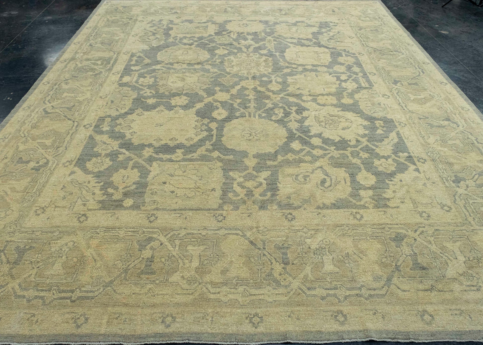 Turkish Oushak Rug 9'9" x 12'1" #18687