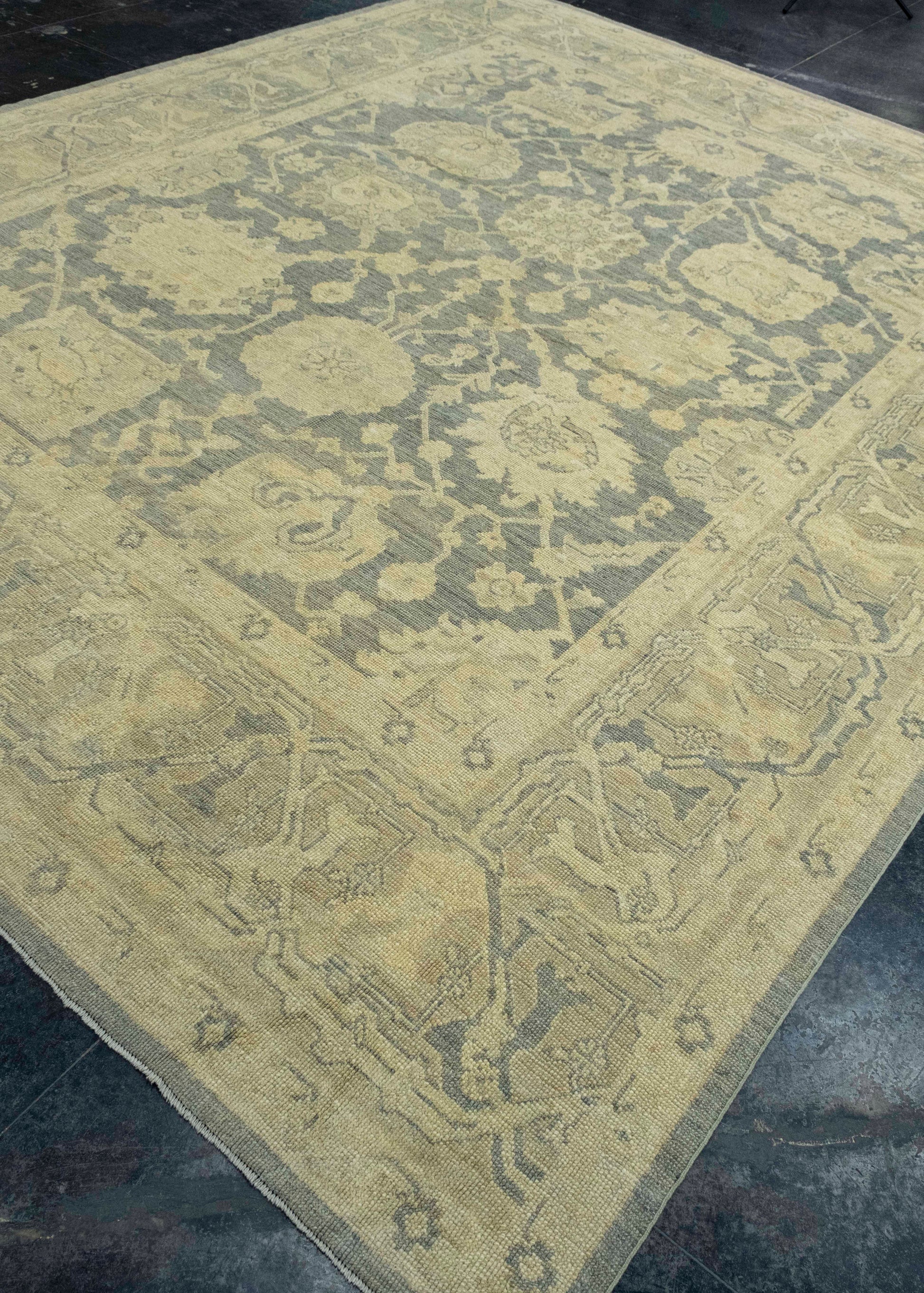 Turkish Oushak Rug 9'9" x 12'1" #18687