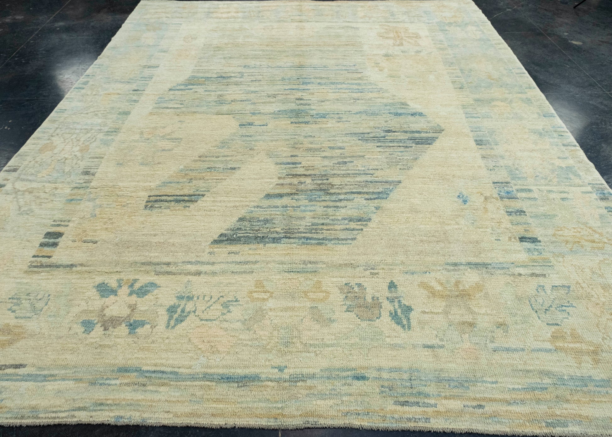 Turkish Oushak Rug 8'10" x 11'9" #18572
