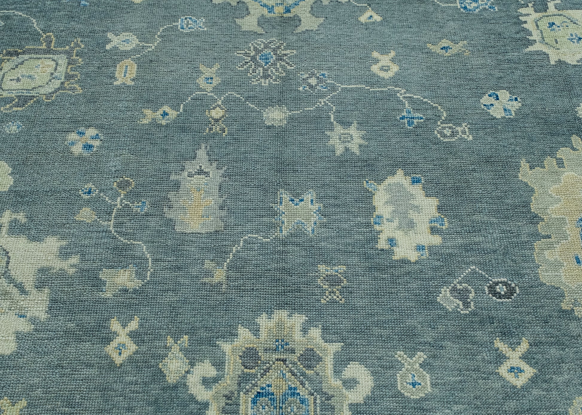 Turkish Oushak Rug 9'1" x 12'2" #17126