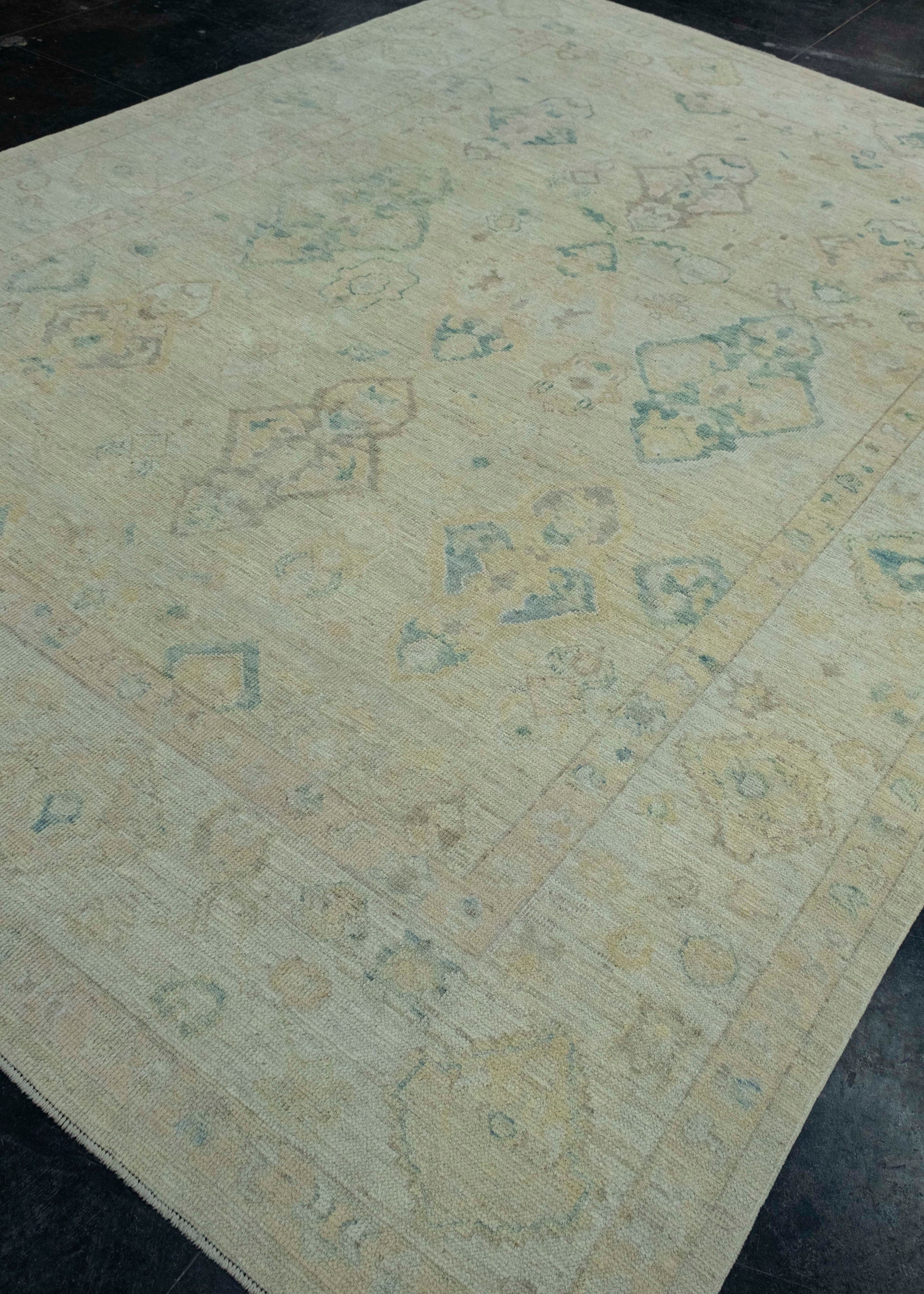 Turkish Oushak Rug 8'9" x 11'8" #18539