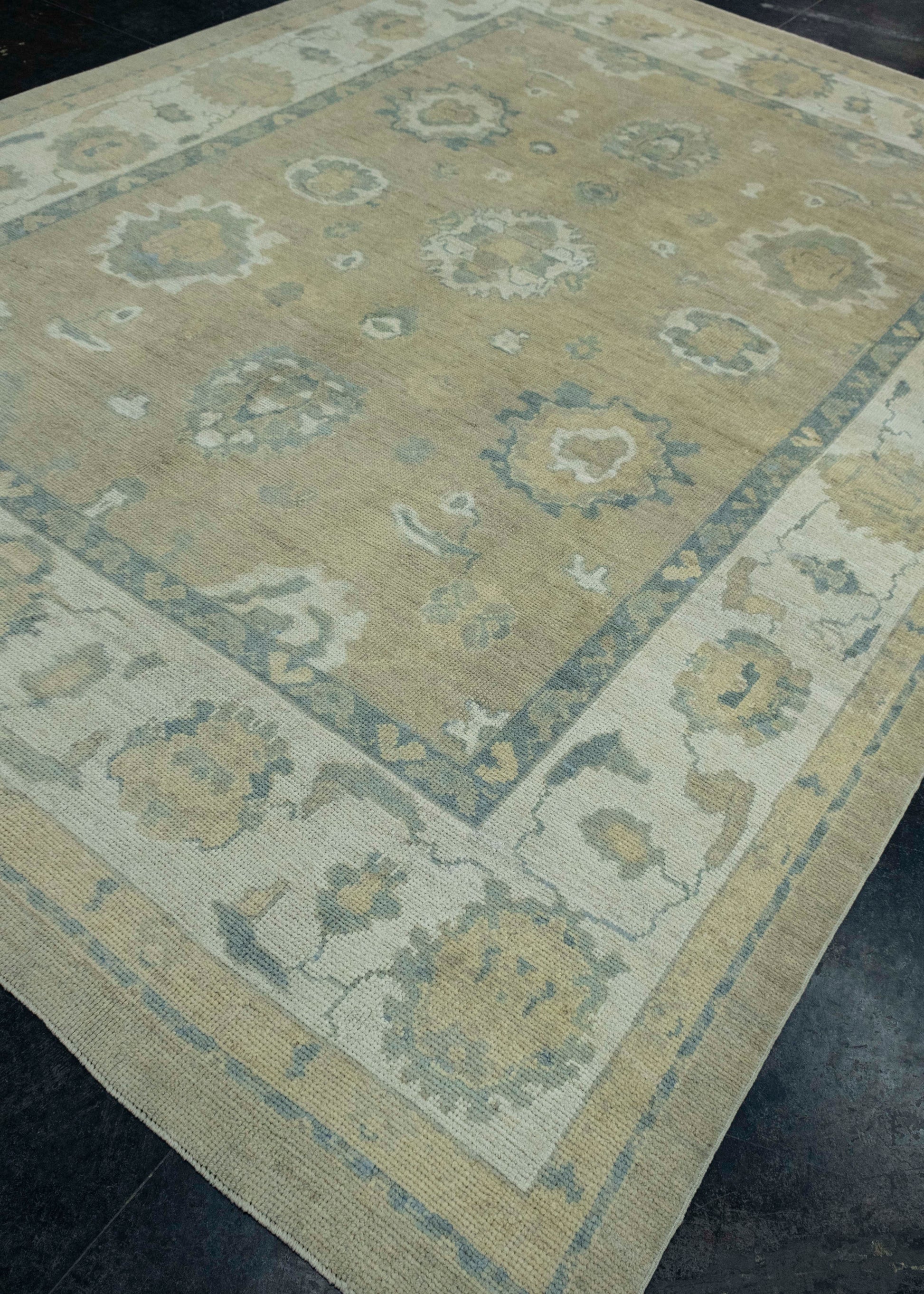 Turkish Oushak Rug 8'8" x 11'7" #18608