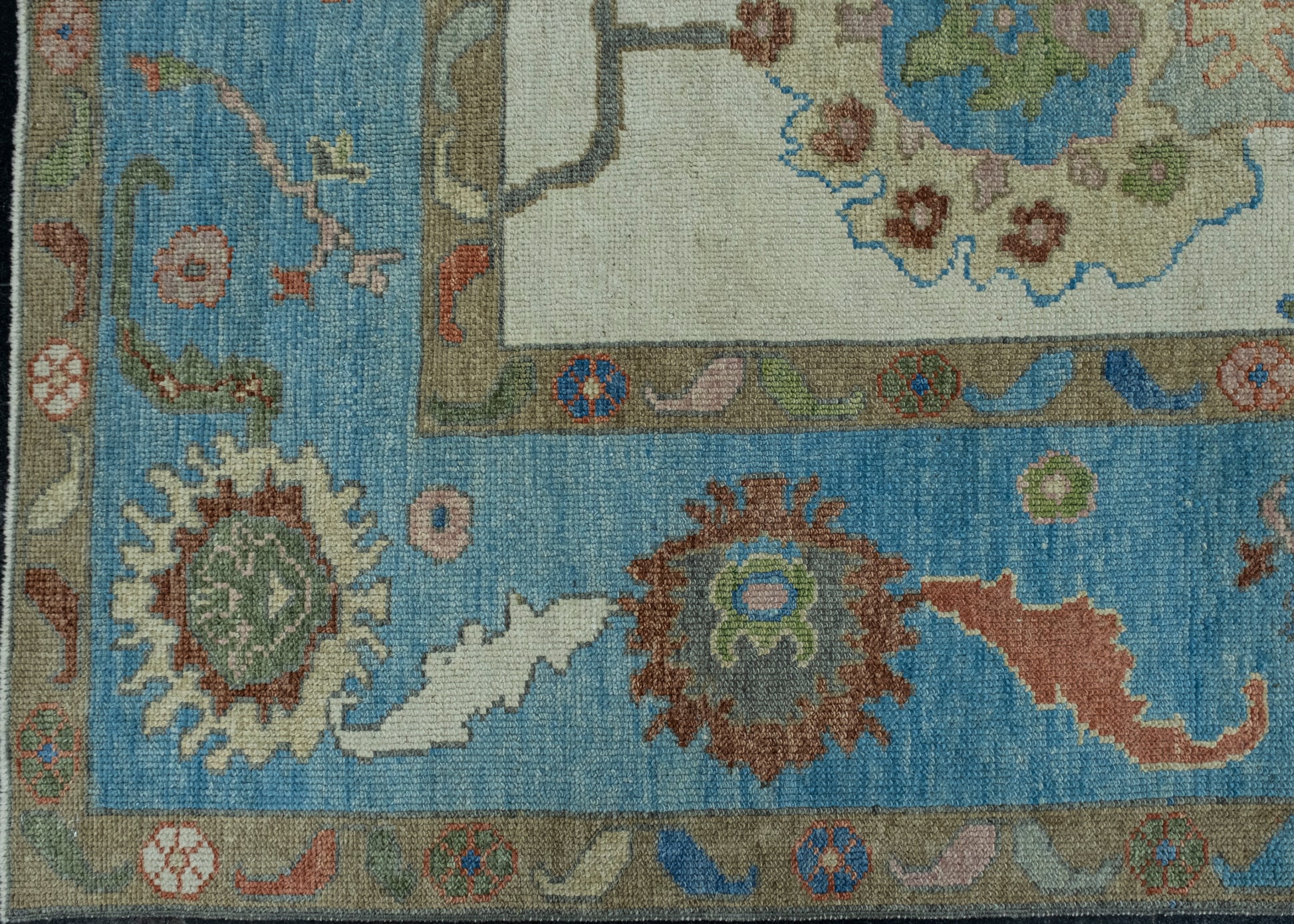 Turkish Oushak Rug 9'2" x 11'9" #17079