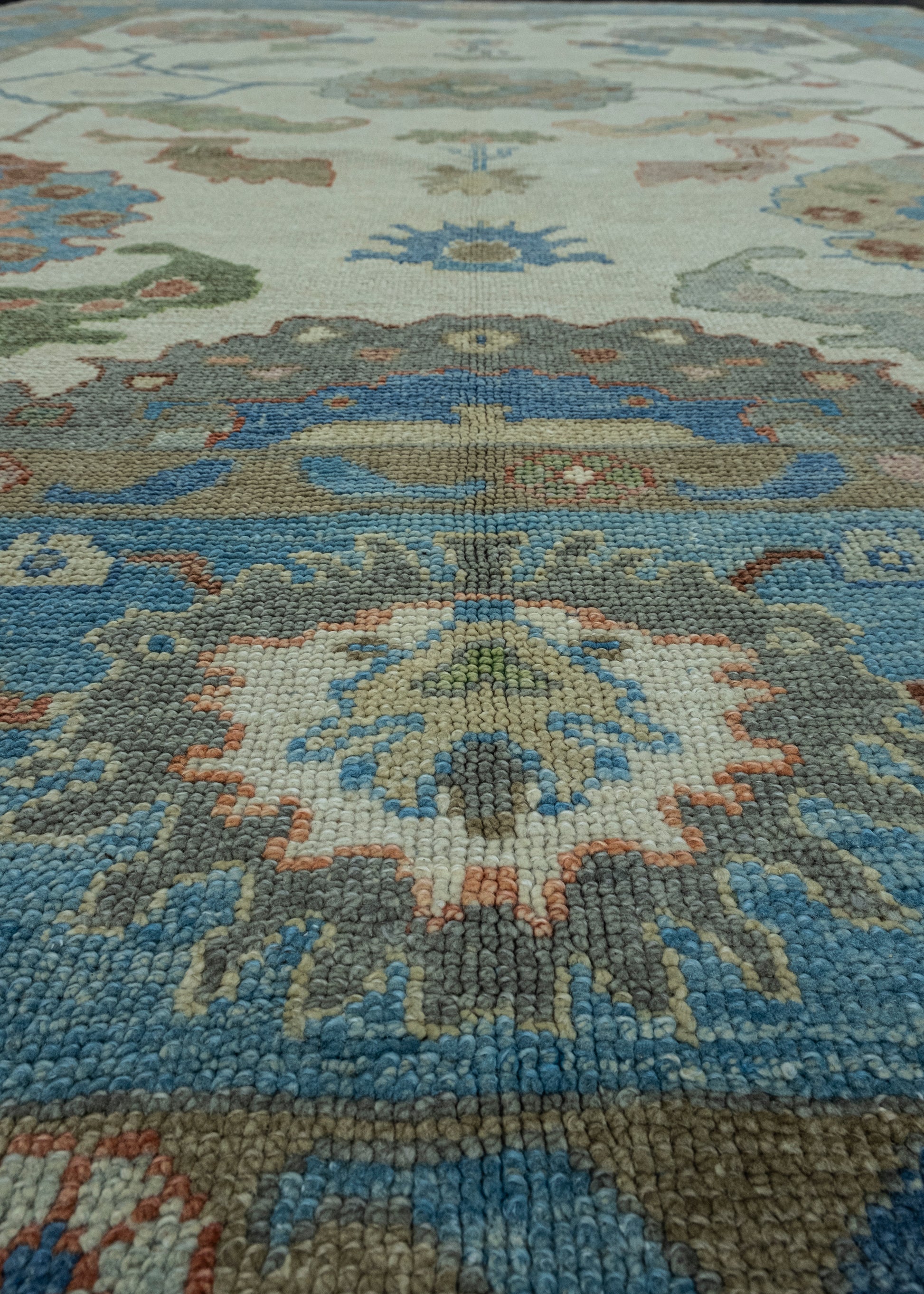 Turkish Oushak Rug 9'2" x 11'9" #17079