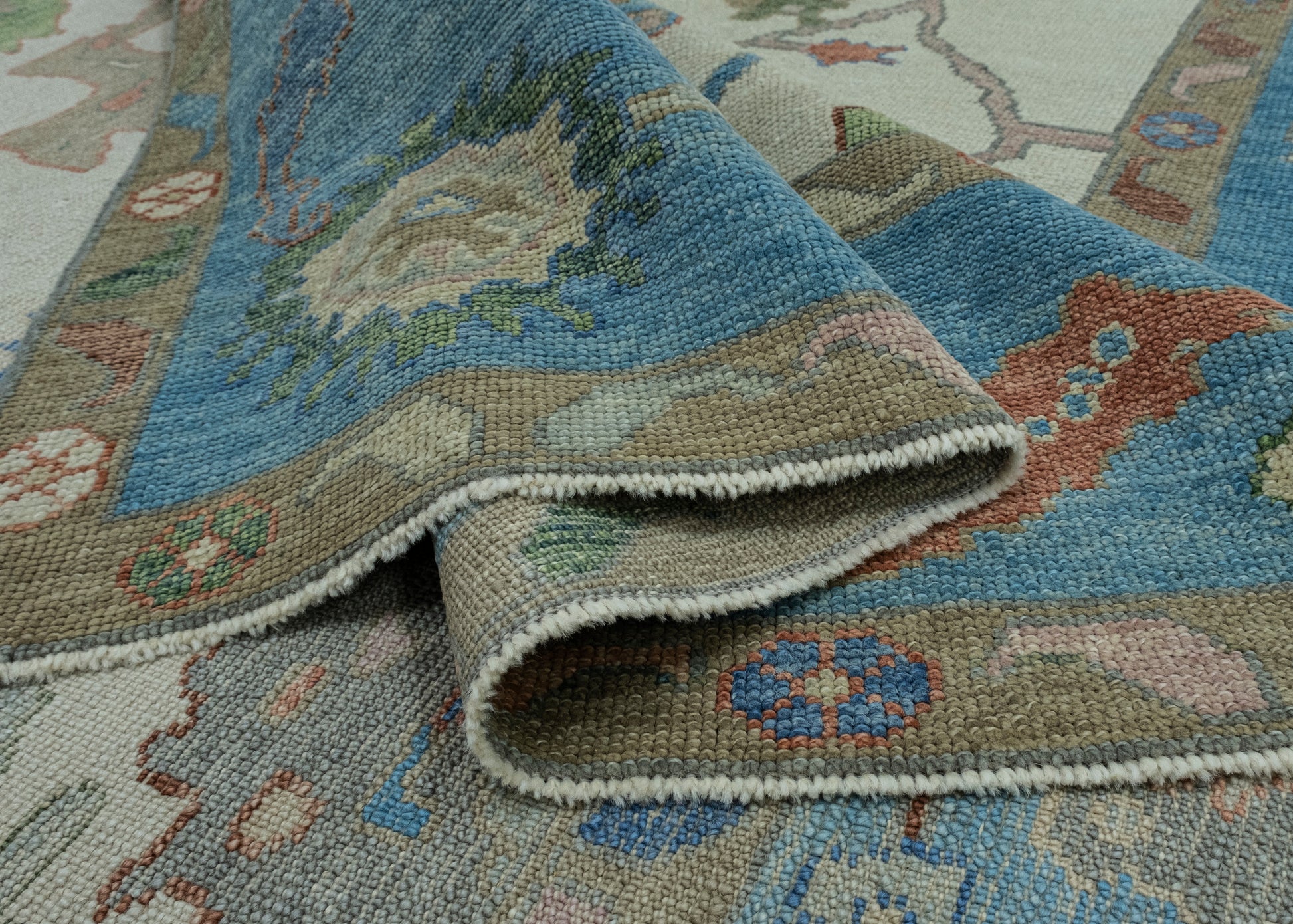 Turkish Oushak Rug 9'2" x 11'9" #17079