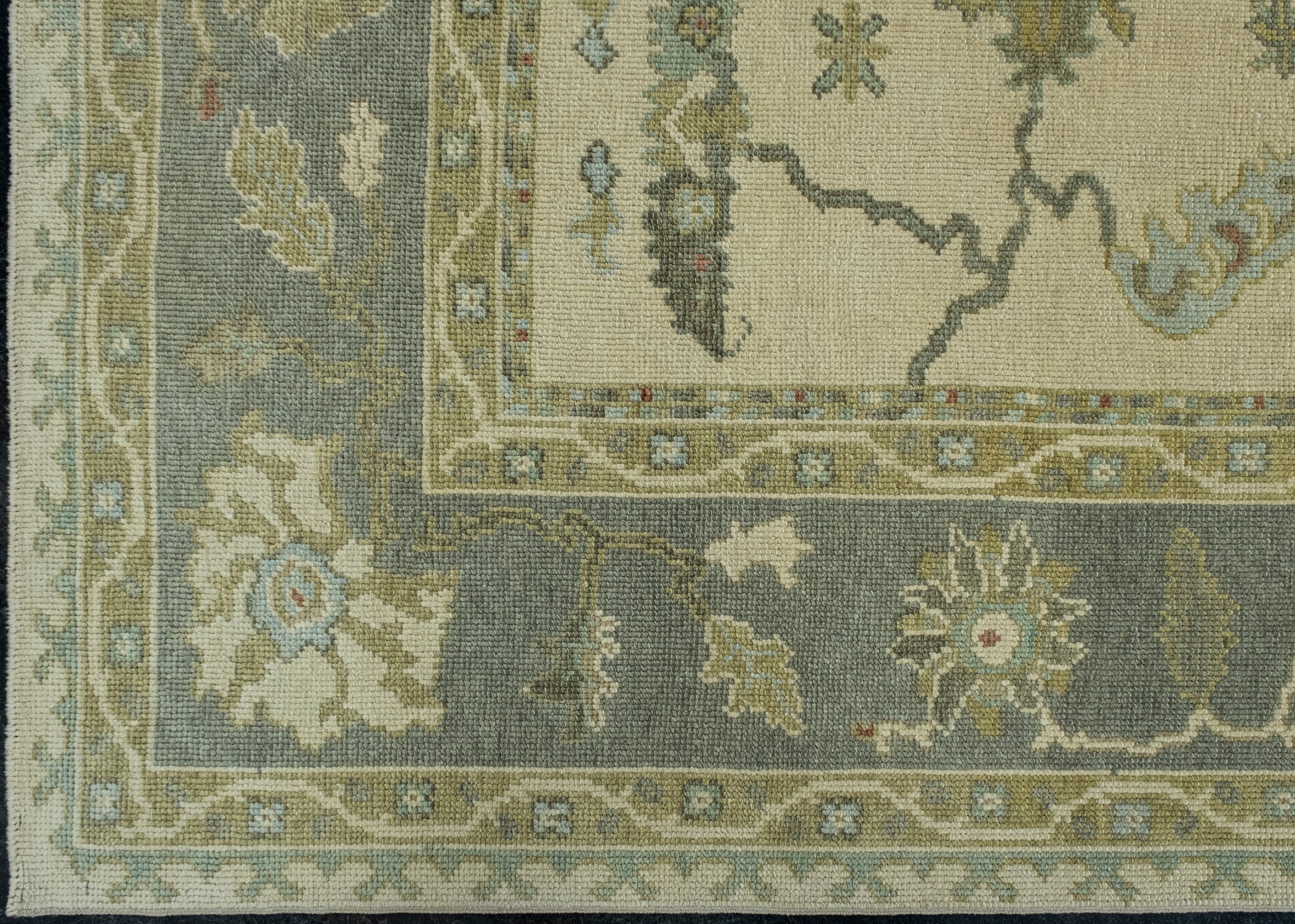 Turkish Oushak Rug 9'2" x 12'7" #17040