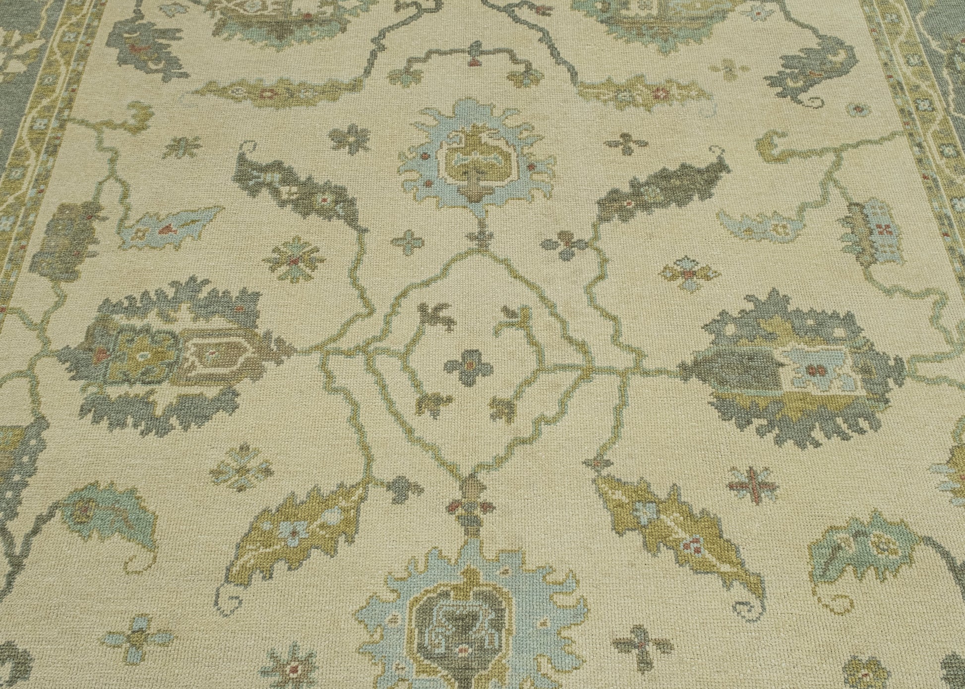 Turkish Oushak Rug 9'2" x 12'7" #17040
