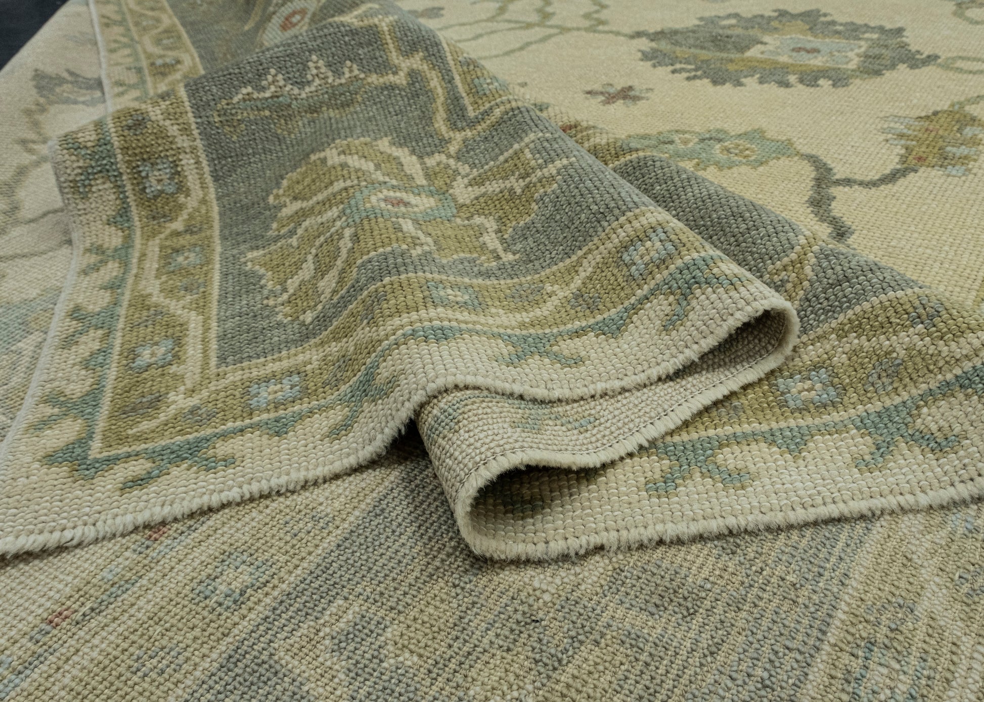 Turkish Oushak Rug 9'2" x 12'7" #17040