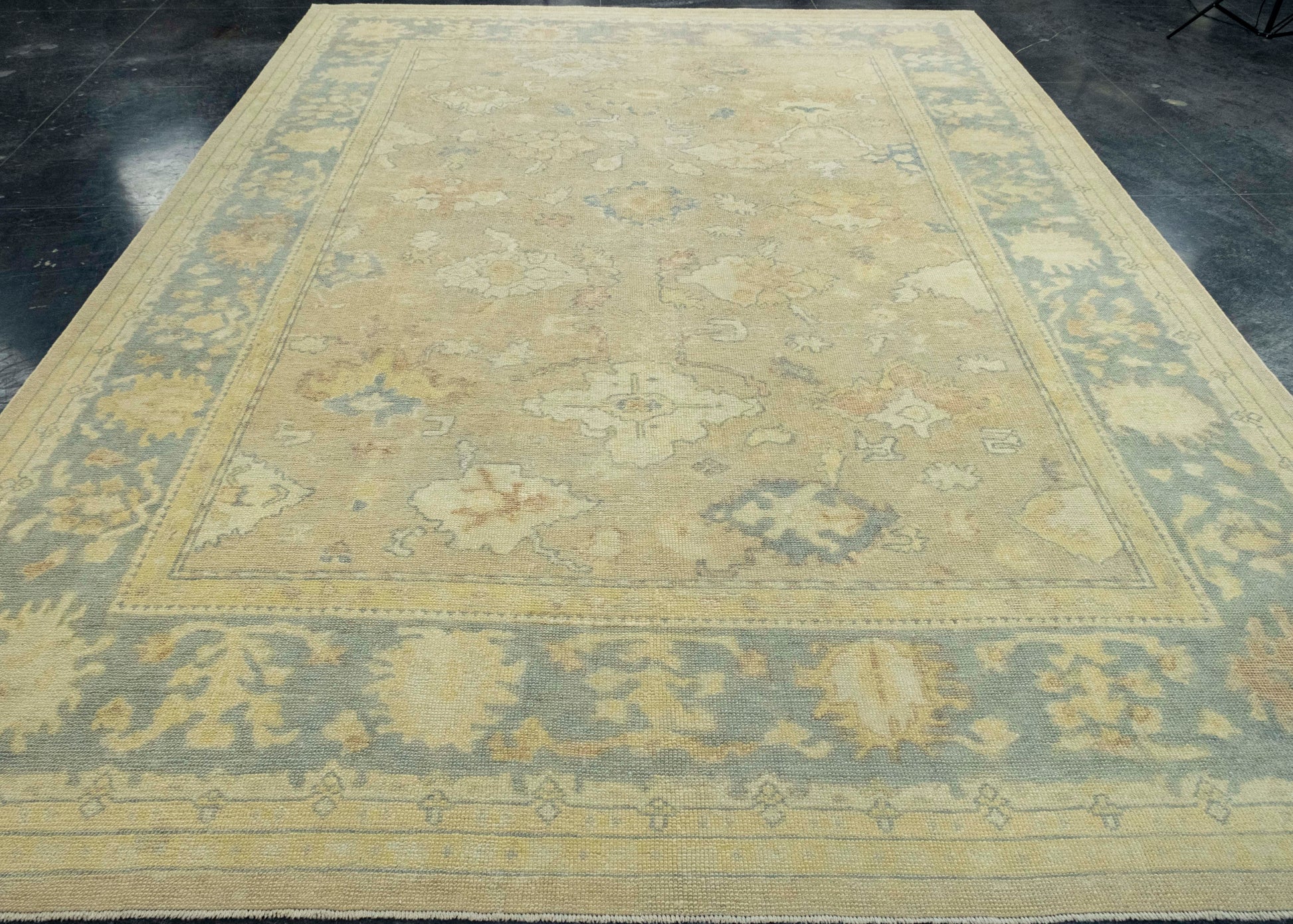 Turkish Oushak Rug 9'1" x 12'8" #18556