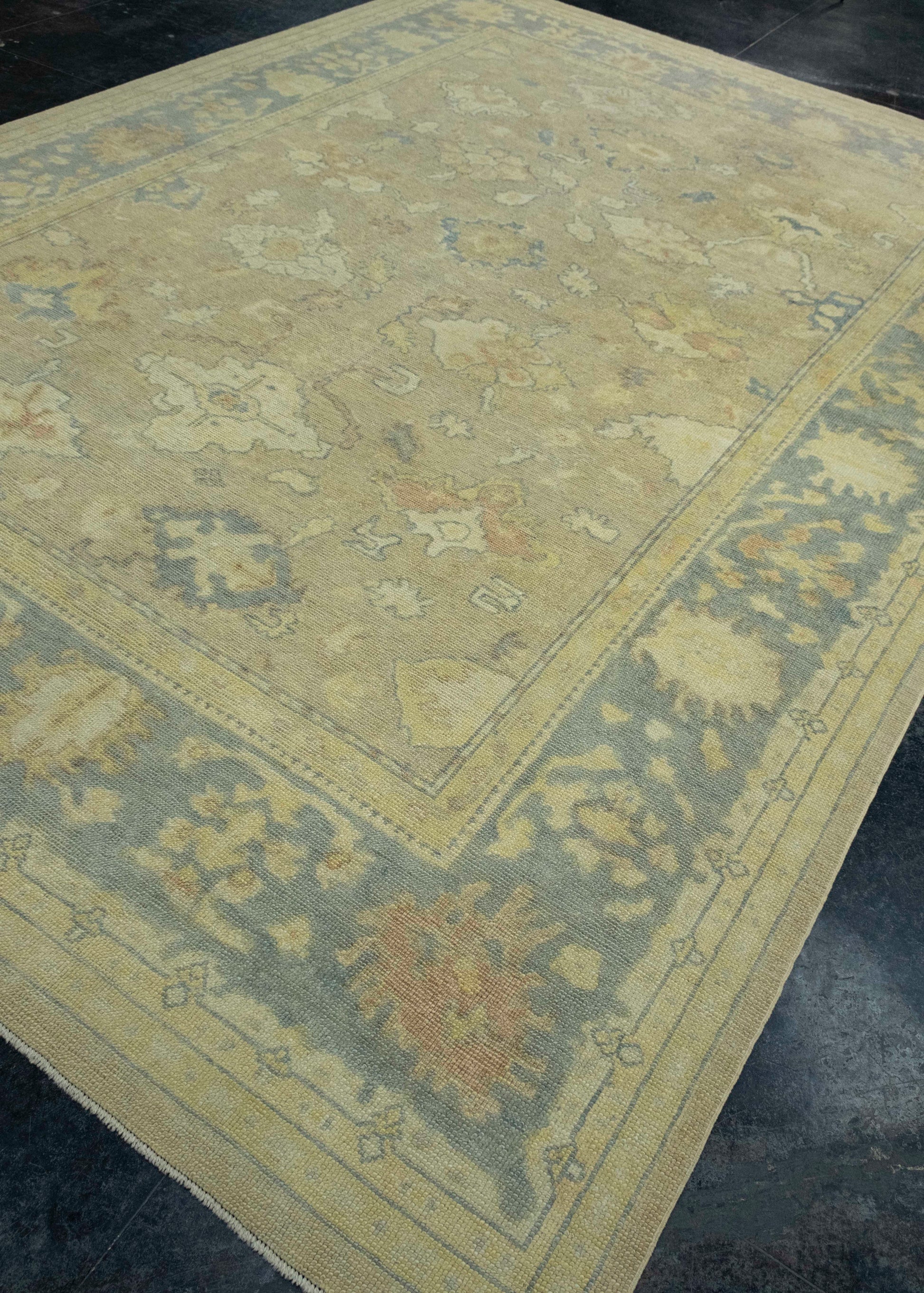 Turkish Oushak Rug 9'1" x 12'8" #18556