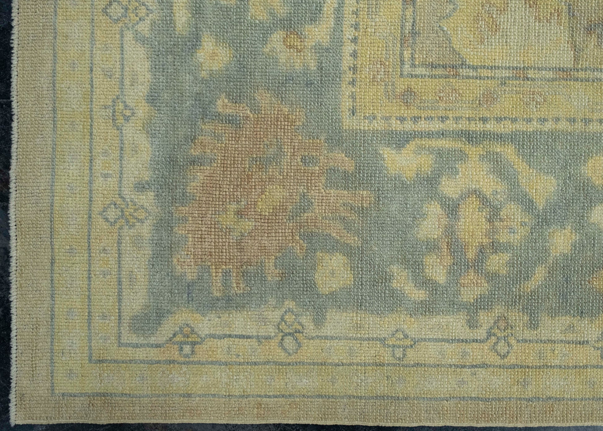 Turkish Oushak Rug 9'1" x 12'8" #18556