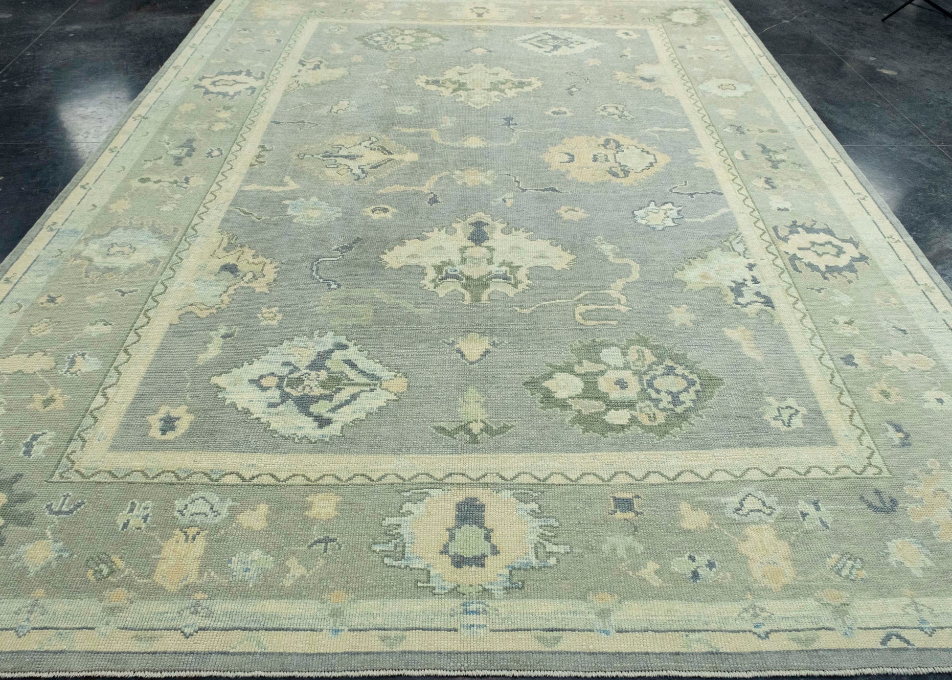 Turkish Oushak Rug 8'9" x 12'3" #18101