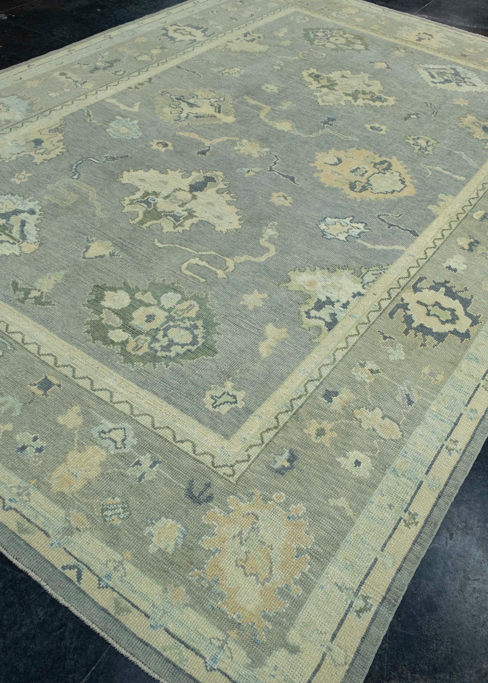 Turkish Oushak Rug 8'9" x 12'3" #18101
