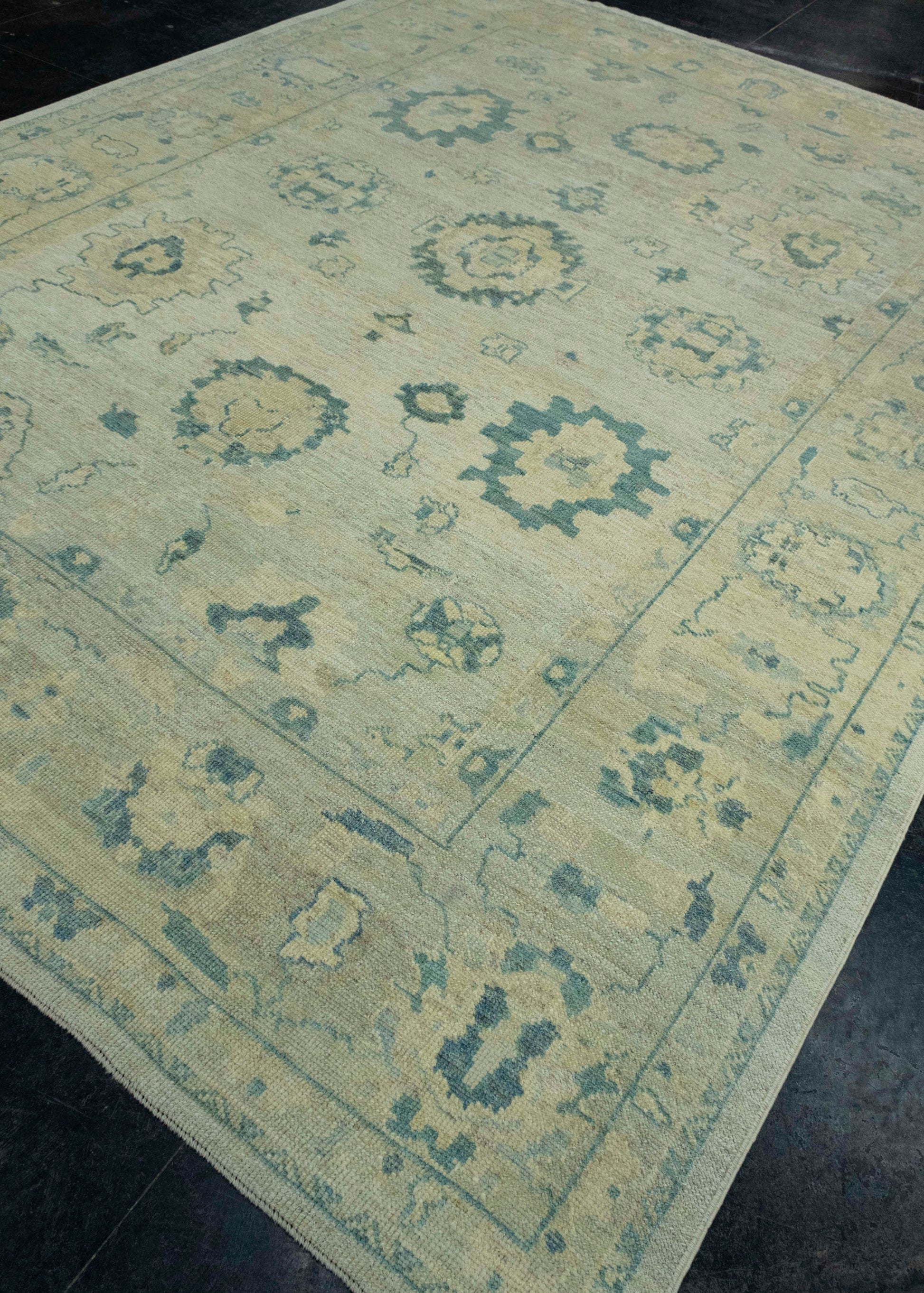 Turkish Oushak Rug 9'1" x 11'9" #18557