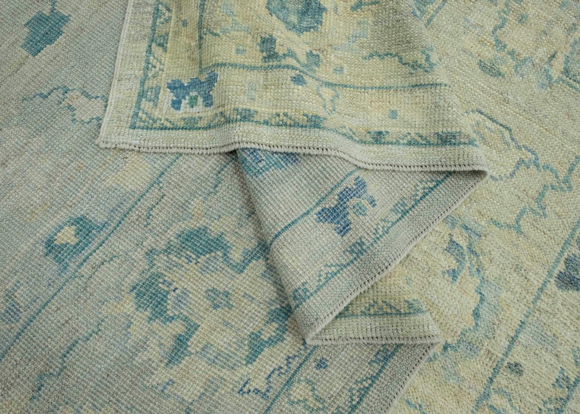 Turkish Oushak Rug 9'1" x 11'9" #18557