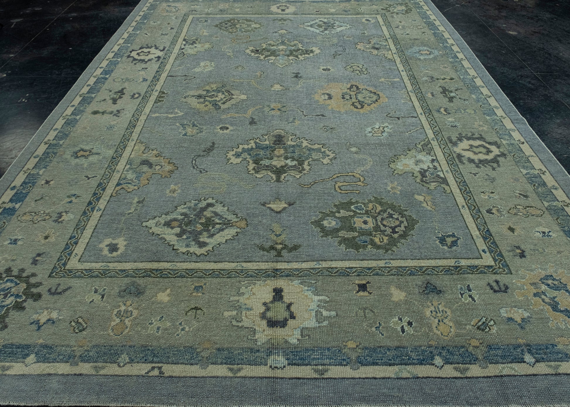 Turkish Oushak Rug 8'11" x 12'6" #17123