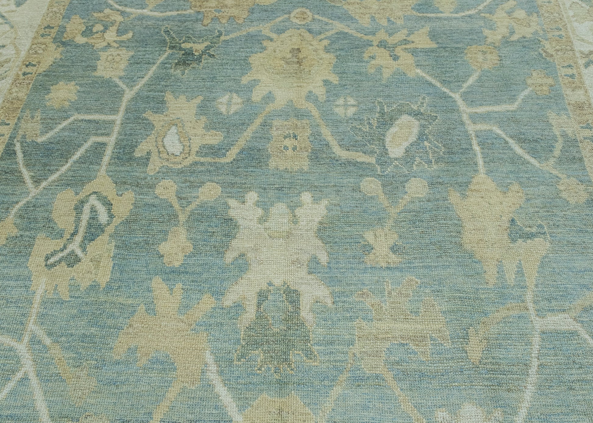 Turkish Oushak Rug 9'1" x 11'10" #17620