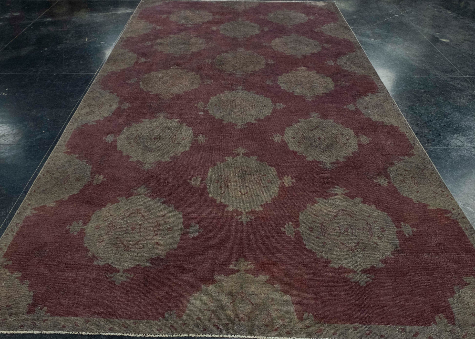 Turkish Oushak Rug 6'10" x 12'9" #18689