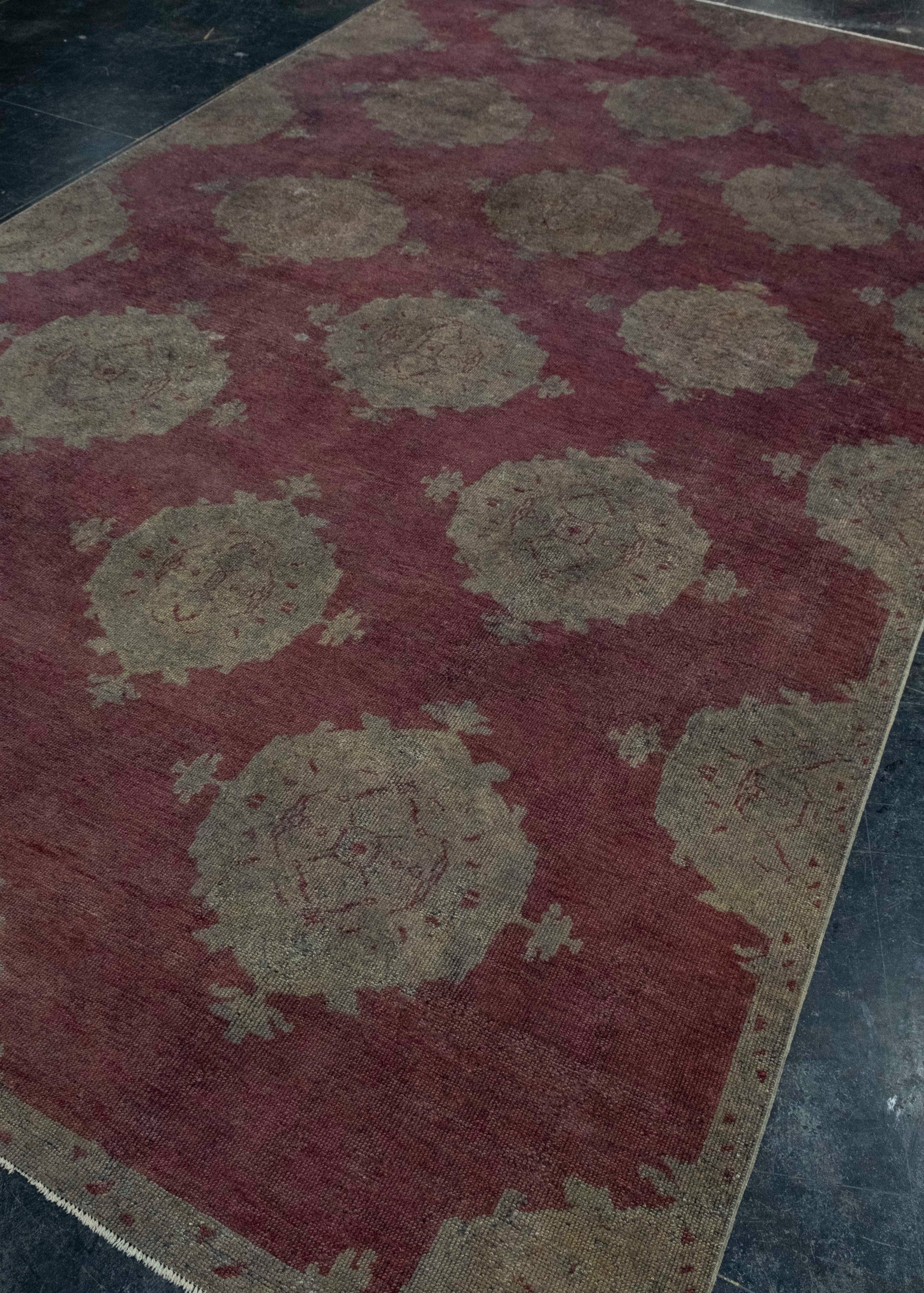 Turkish Oushak Rug 6'10" x 12'9" #18689
