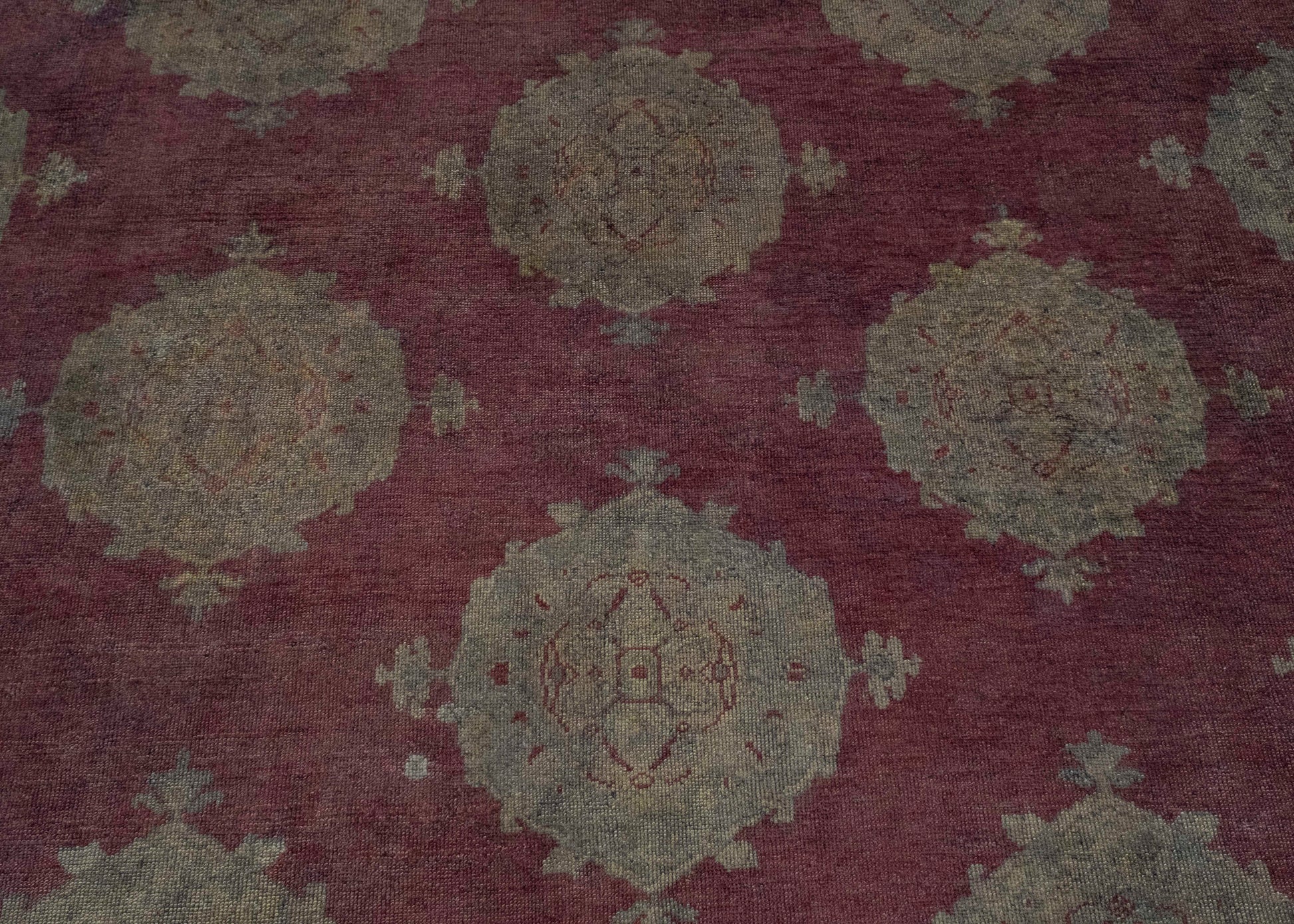 Turkish Oushak Rug 6'10" x 12'9" #18689