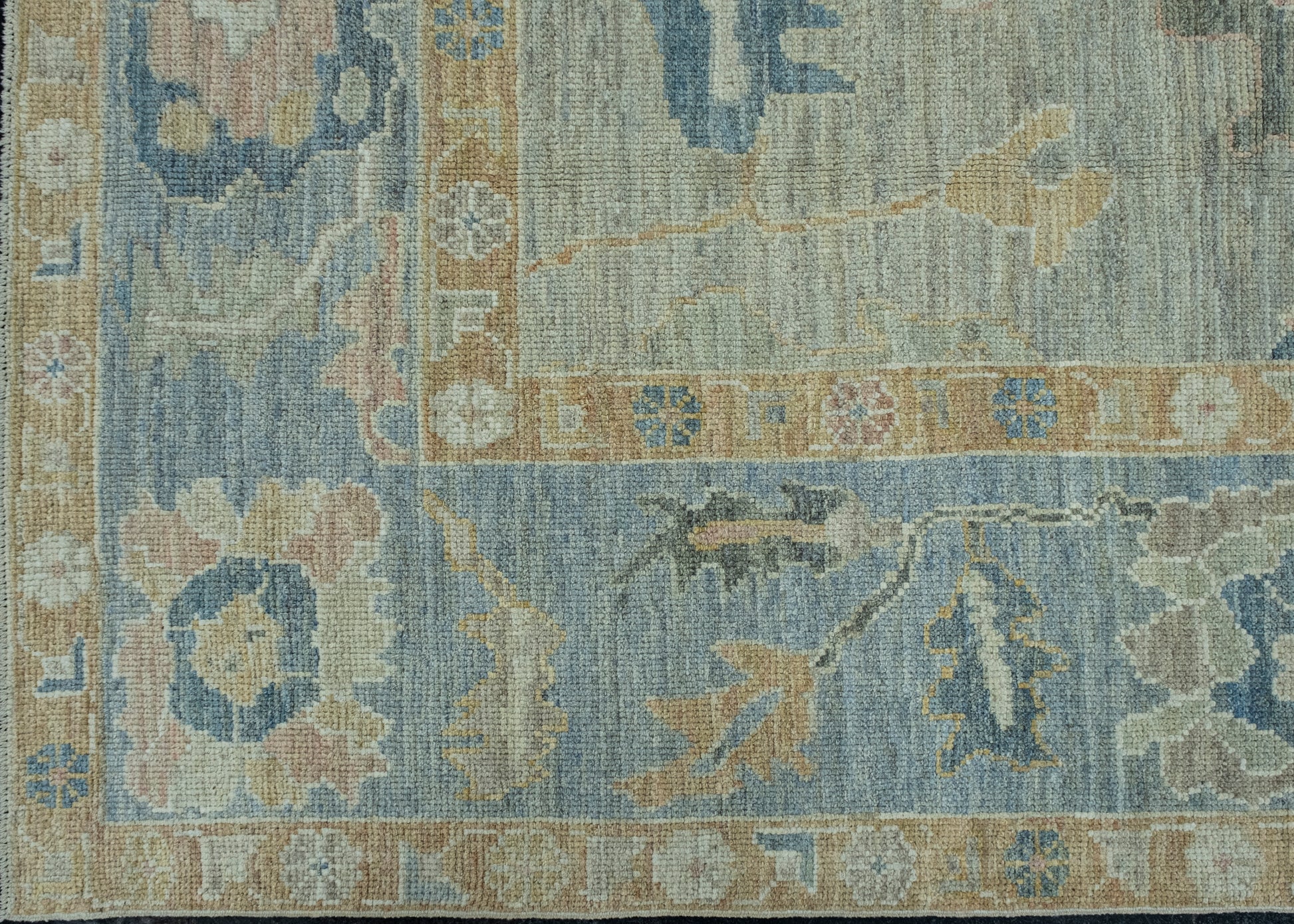 Turkish Oushak Rug 9'3" x 11'10" #17455