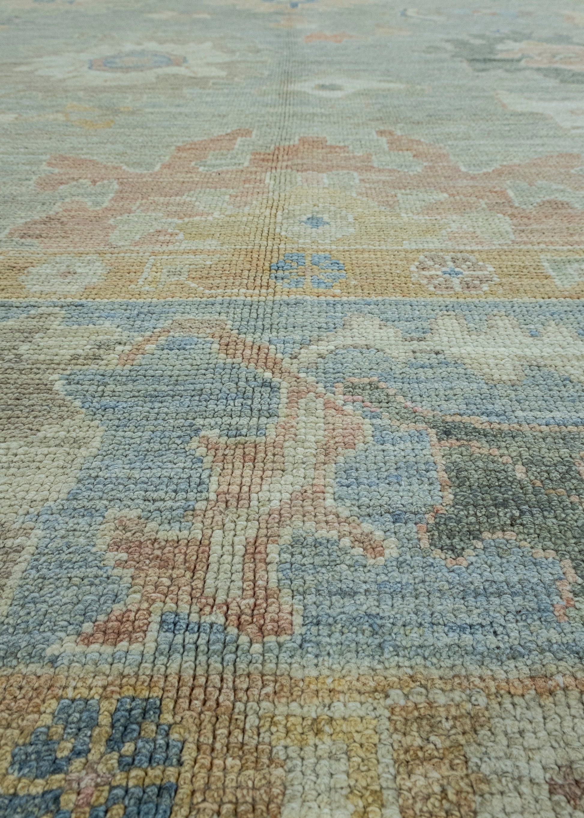 Turkish Oushak Rug 9'3" x 11'10" #17455