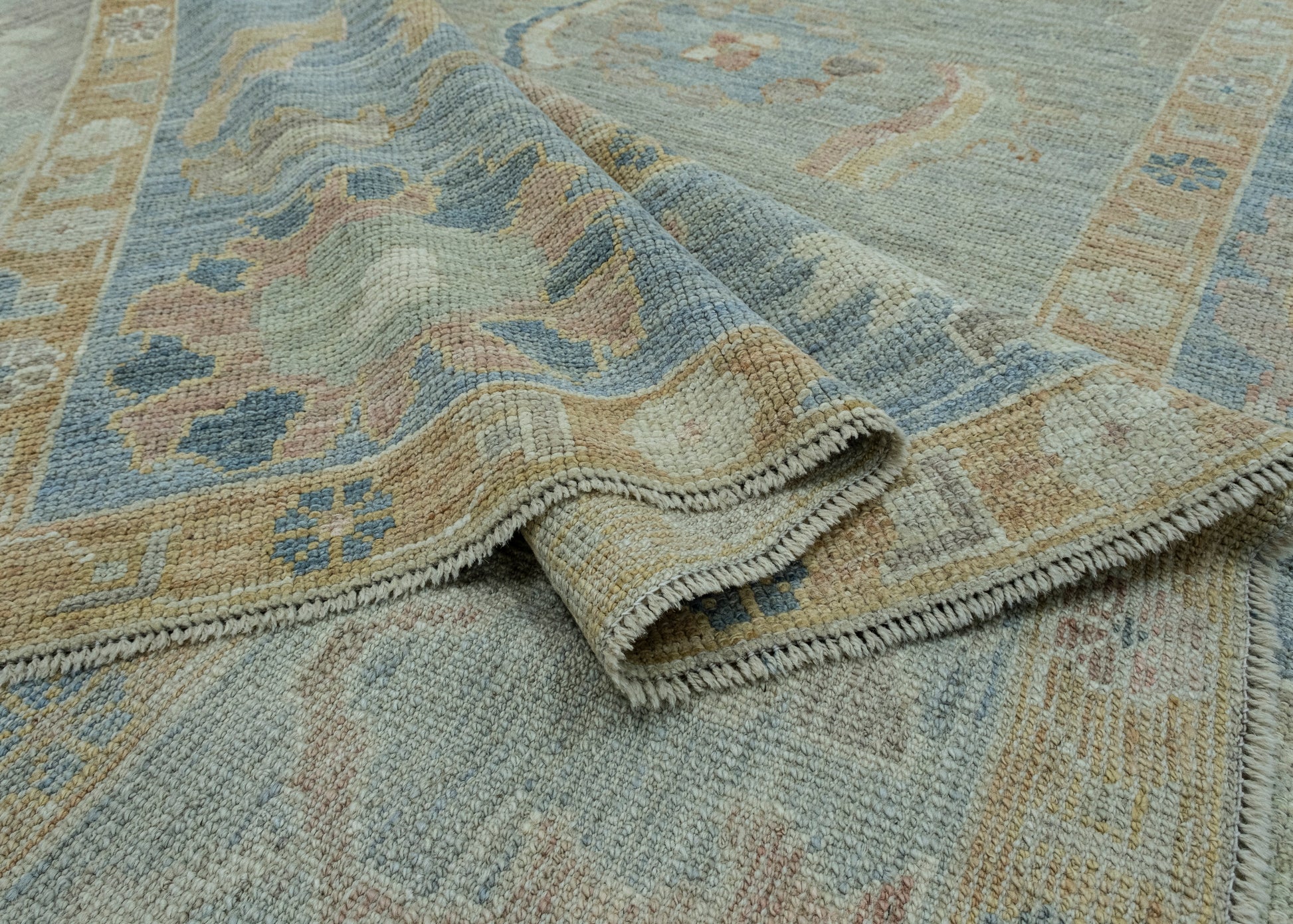 Turkish Oushak Rug 9'3" x 11'10" #17455