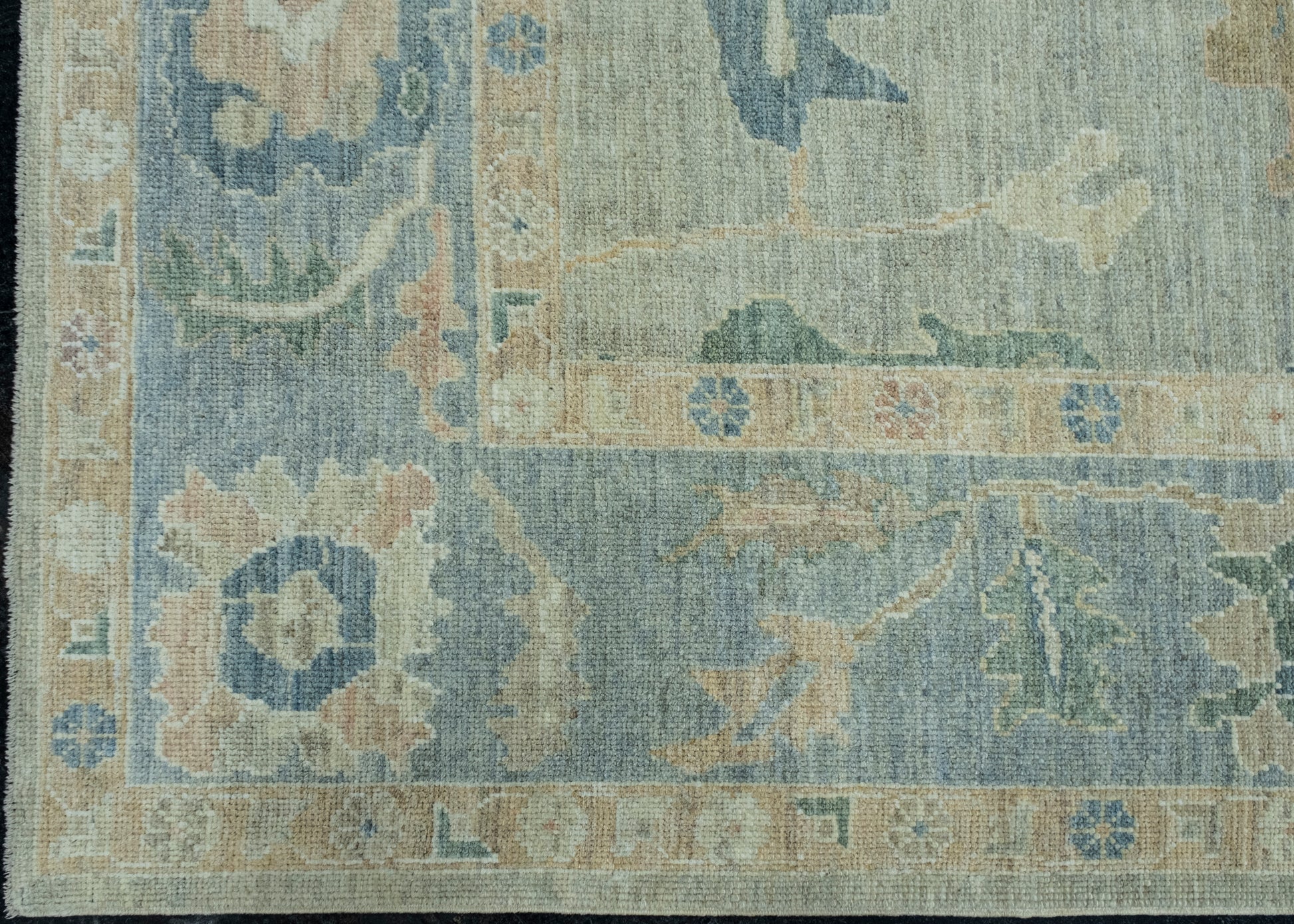 Turkish Oushak Rug 9'1" x 12'5" #17269