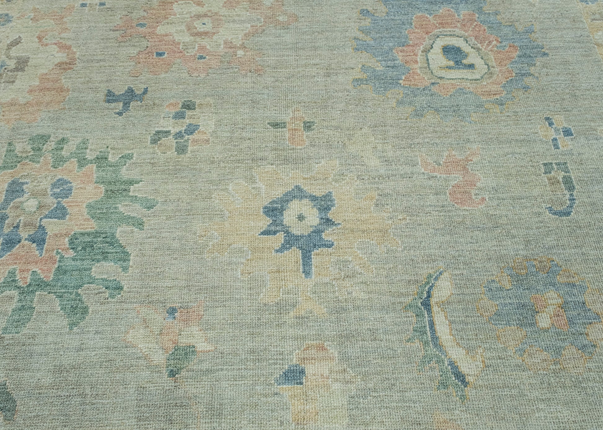 Turkish Oushak Rug 9'1" x 12'5" #17269