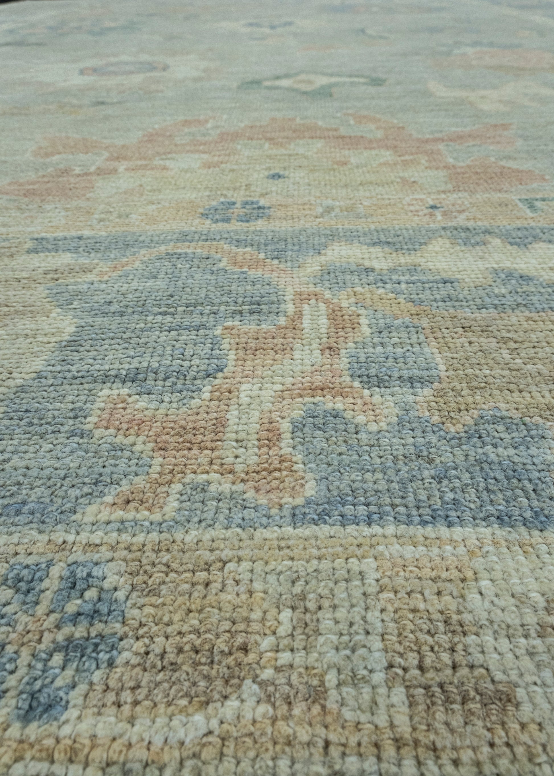 Turkish Oushak Rug 9'1" x 12'5" #17269