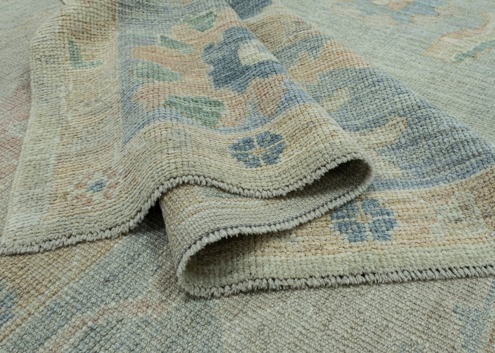 Turkish Oushak Rug 9'1" x 12'5" #17269