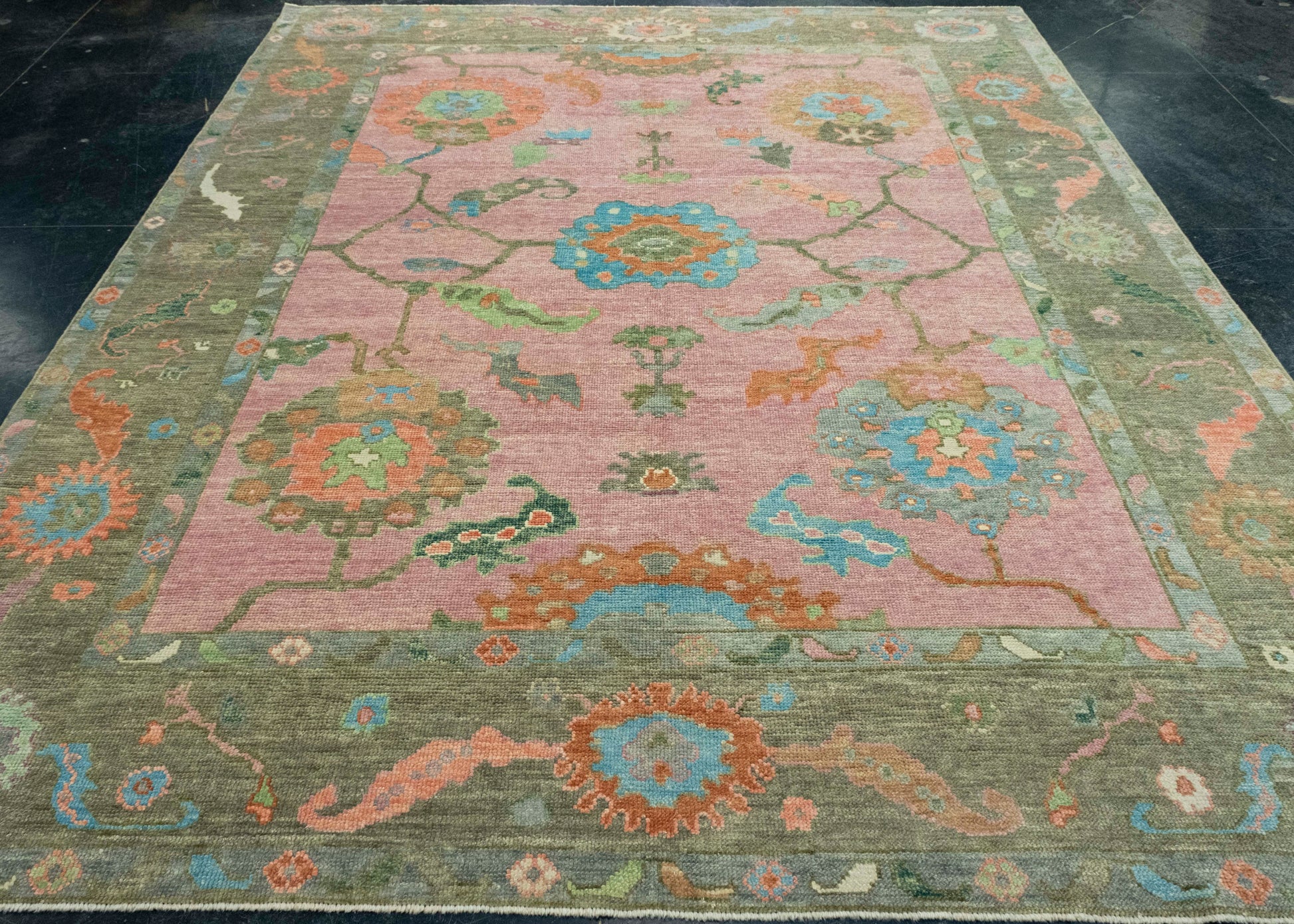 Turkish Oushak Rug 8'3" x 10'2" #18111