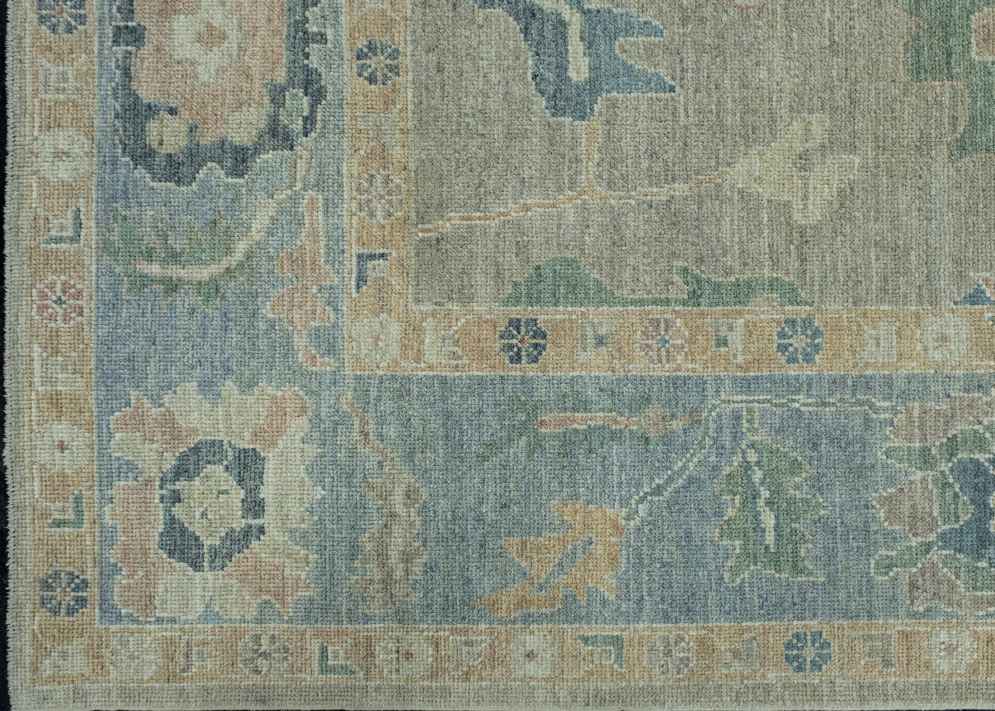 Turkish Oushak Rug 9'2" x 12'2" #17284