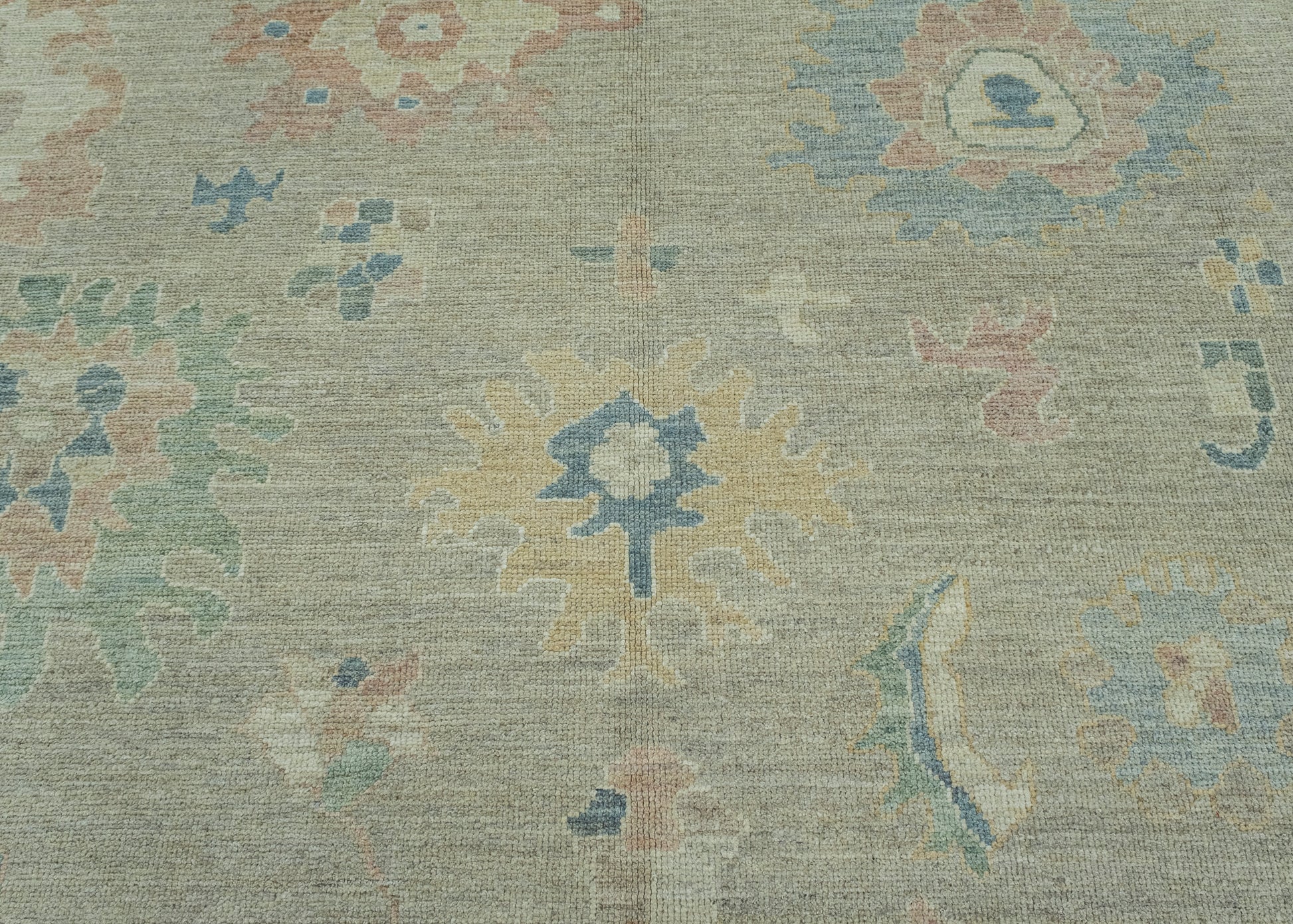 Turkish Oushak Rug 9'2" x 12'2" #17284