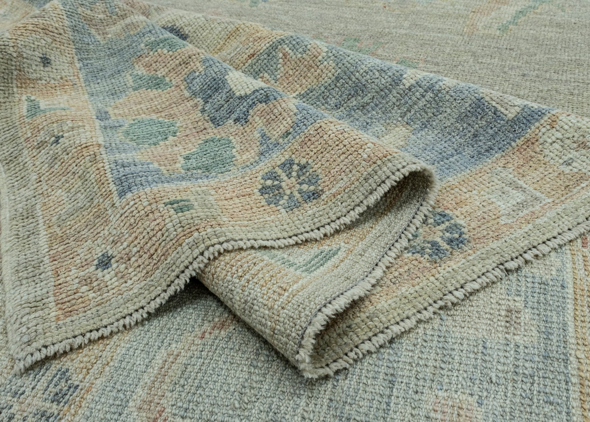 Turkish Oushak Rug 9'2" x 12'2" #17284